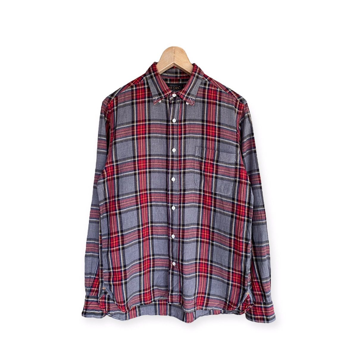 Beams Plus Japanese Brand Beams Plaid Tartan Flannel Shirt Size US S / EU 44-46 / 1 - 1 Thumbnail