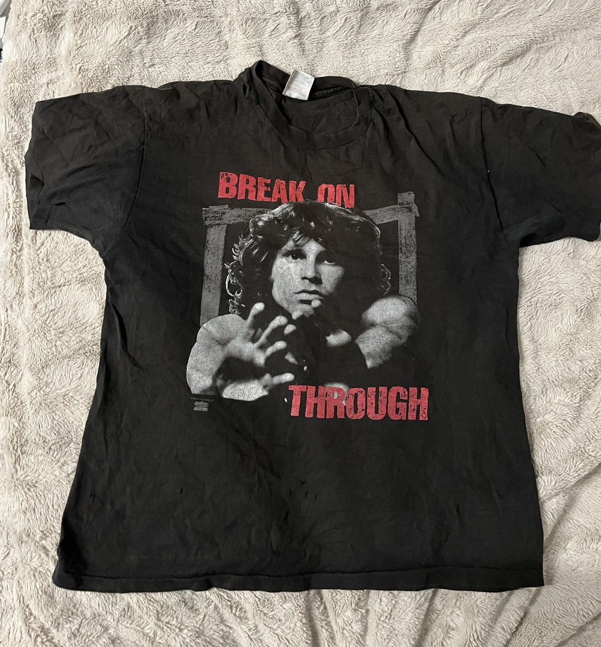 Band Tees × Vintage The Doors Jim Morrison 1993 Break On Through T-shirt Size US XL / EU 56 / 4 - 1 Thumbnail