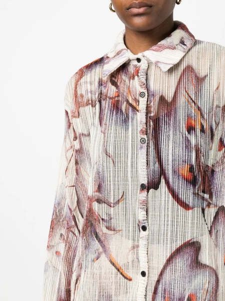 Henrik Vibskov !DS! AW23 Henrik Vibskov Gazpacho Mesh Plisse Shirt Size M / US 6-8 / IT 42-44 - 8 Thumbnail