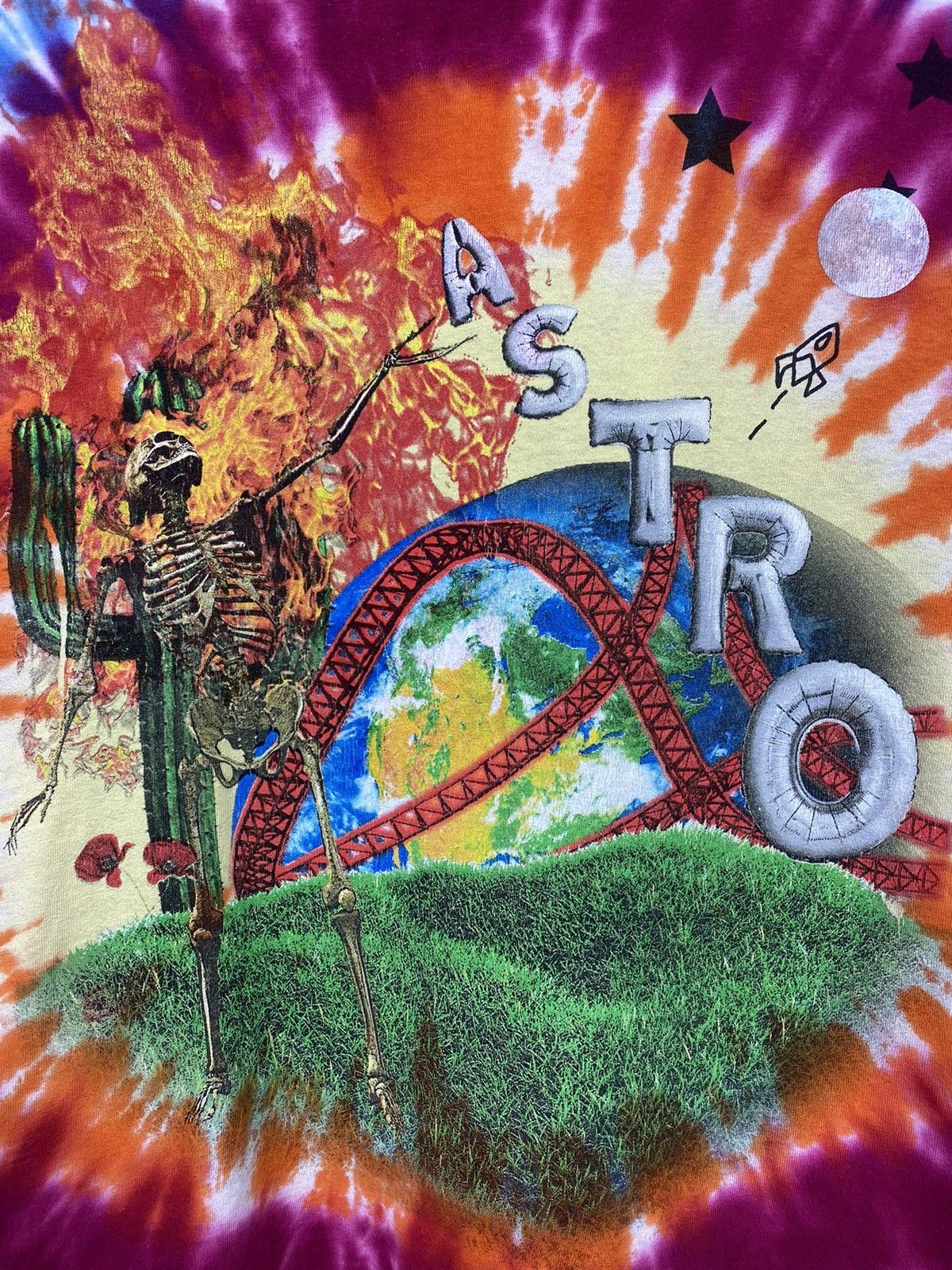 Band Tees × Travis Scott Cactus Jack 2018 Travis Scott Astroworld Hip Hop Tour Merch Size US L / EU 52-54 / 3 - 4 Thumbnail