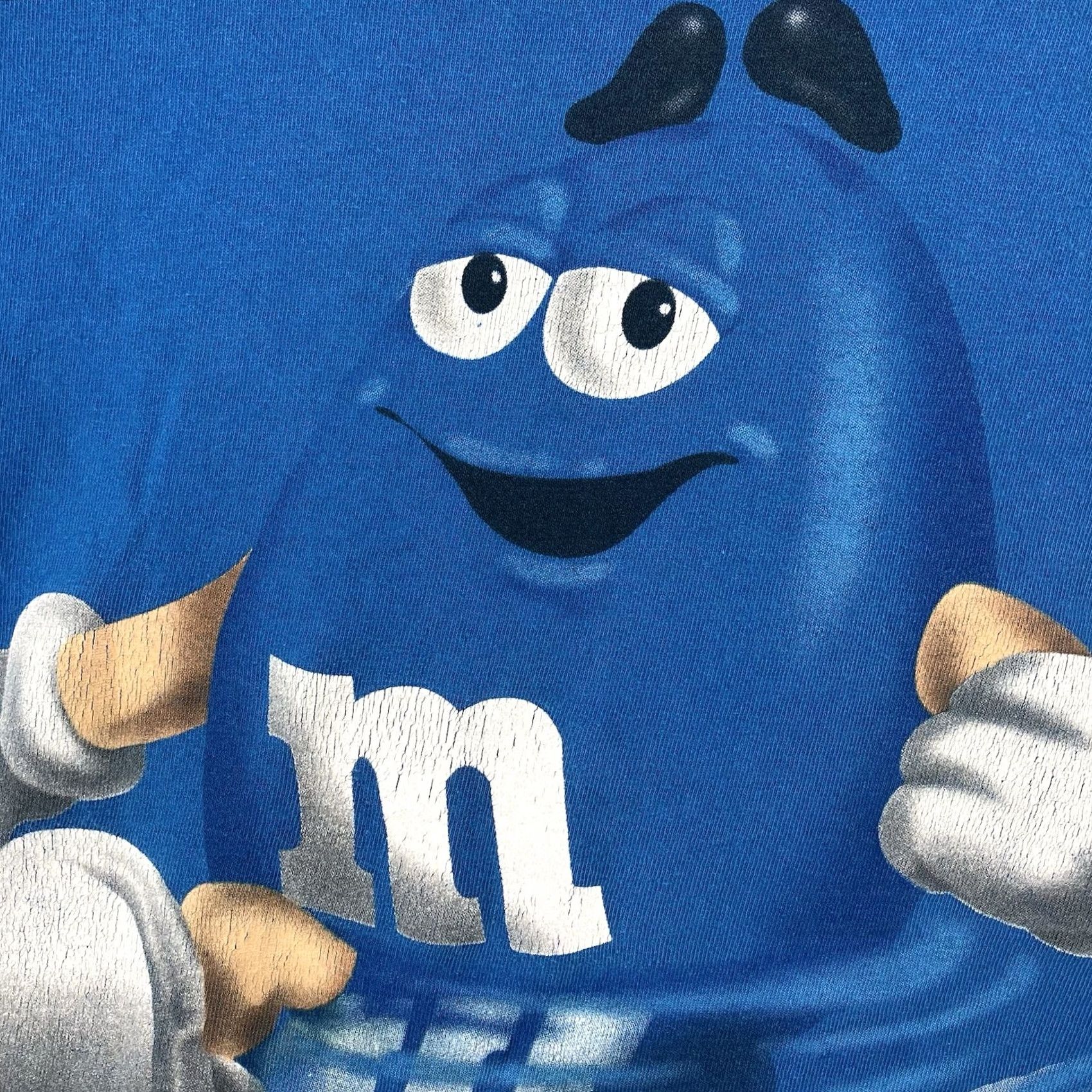 Vintage VINTAGE M&M'S Blue T Shirt XL 1997 Retro Graphic Single Stitch Mens Size US XL / EU 56 / 4 - 6 Thumbnail