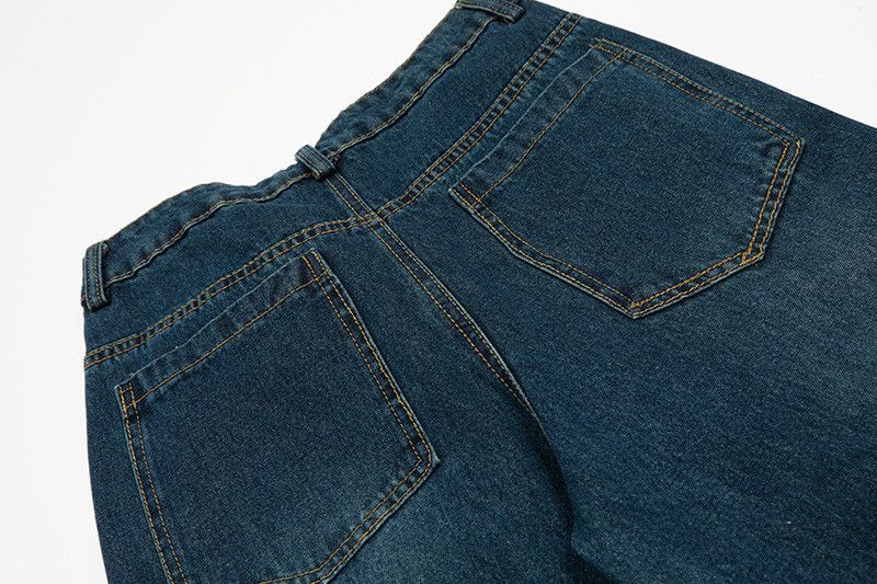 Vintage Men's American-style washed distressed work jeans Size US 32 / EU 48 - 5 Thumbnail