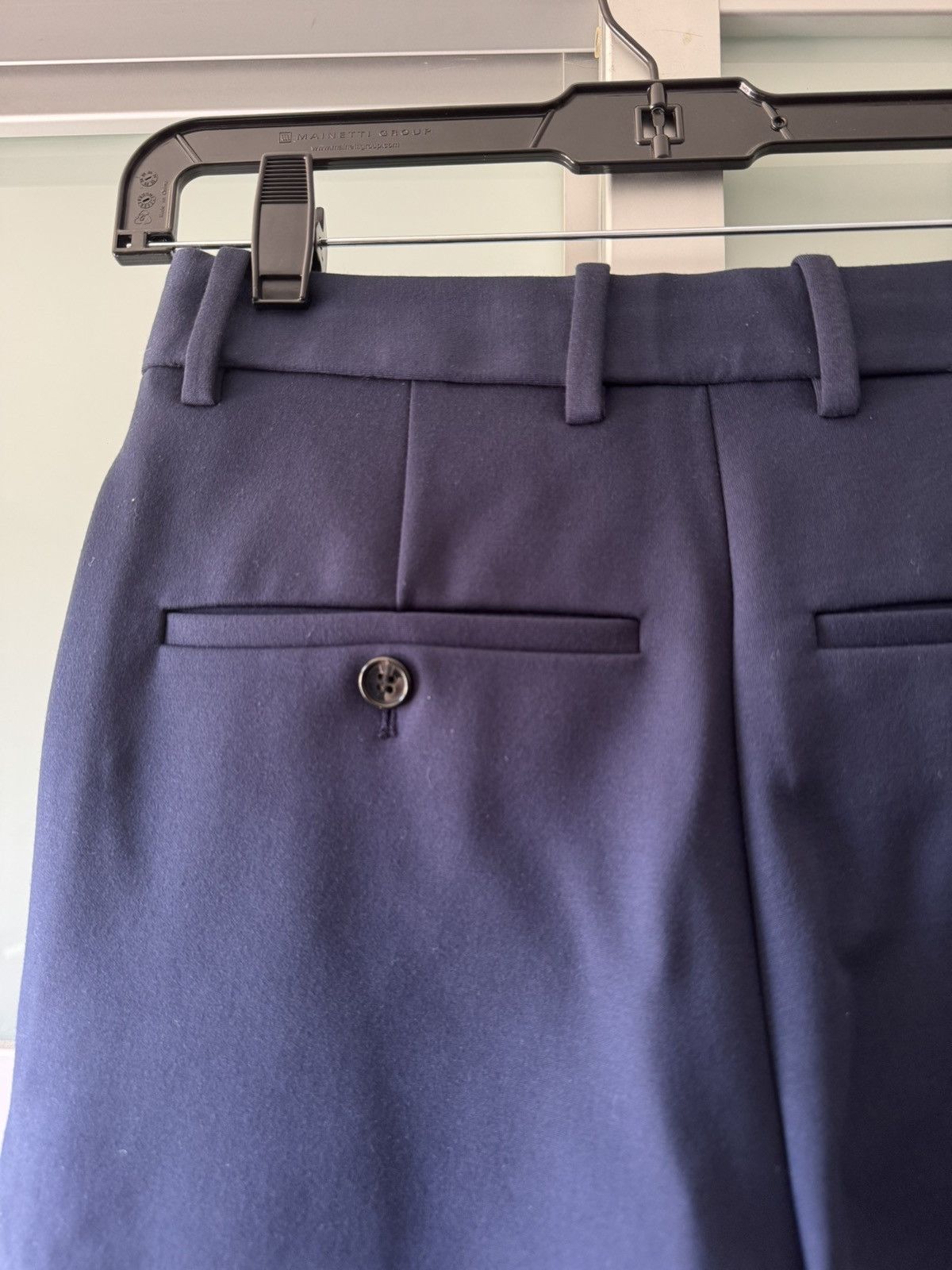 Theory Theory Navy Classic Ponte Straight Trousers Size 25" / US 0 / IT 36 - 3 Thumbnail