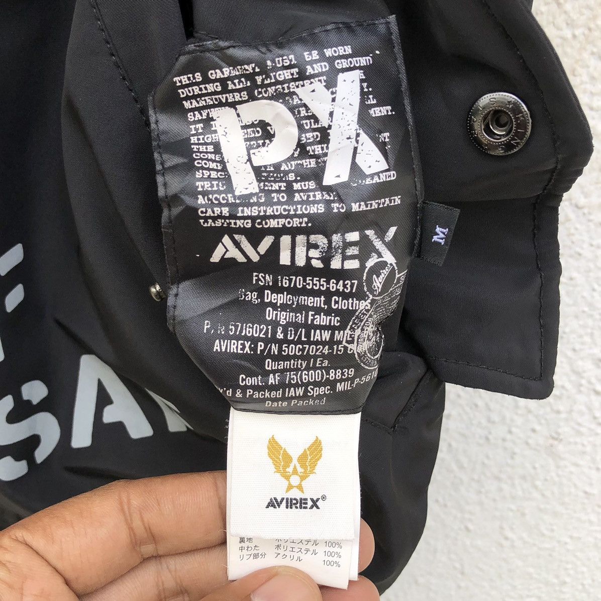 Avirex Avirex U.S.Air Force USAF Ma-1 Flight Bomber Jacket Size US M / EU 48-50 / 2 - 18 Thumbnail