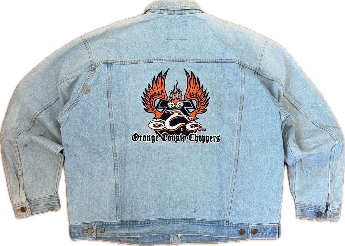 Other Vintage Orange County Heavy Denim Jacket Size US XXL / EU 58 / 5 - 1 Thumbnail