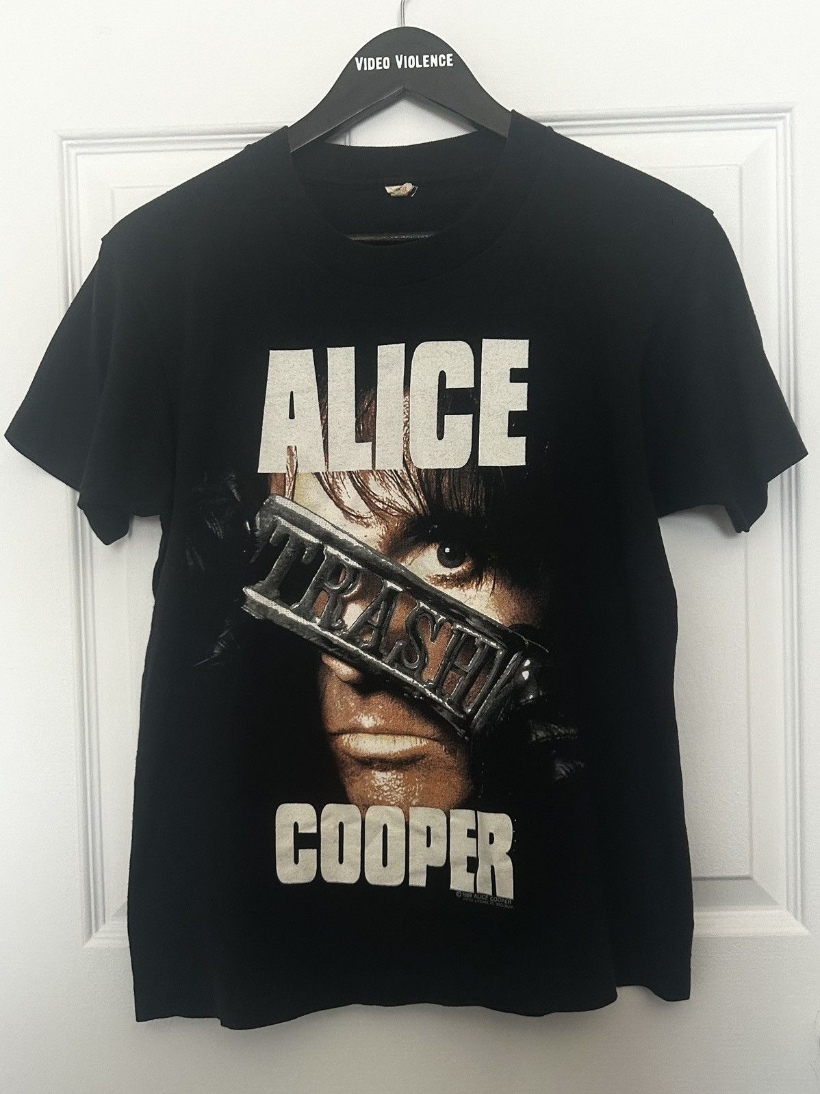 Vintage 1989 Alice Cooper Tour Tee Size US M / EU 48-50 / 2 - 2 Thumbnail