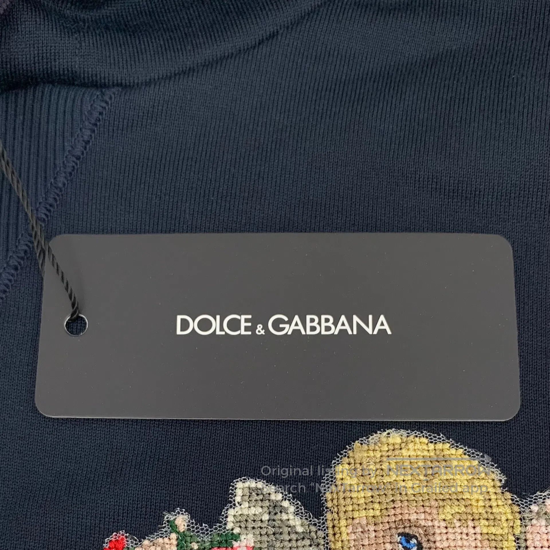 Dolce & Gabbana Dolce Gabbana Black cotton hooded long-sleeved sweatshirt Size US S / EU 44-46 / 1 - 6 Thumbnail
