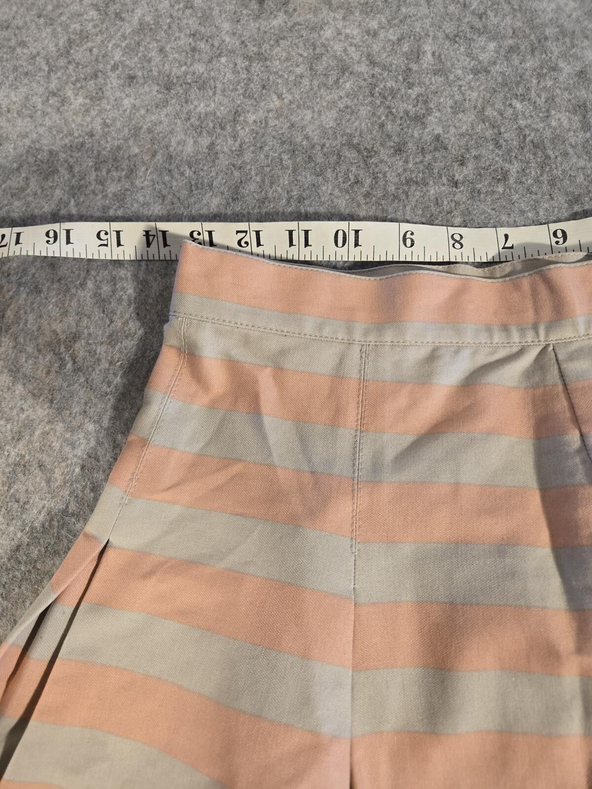 Other Anthropologie Calter Sweet Life Striped Pleated Skirt Preppy Size 28" / US 6 / IT 42 - 8 Thumbnail