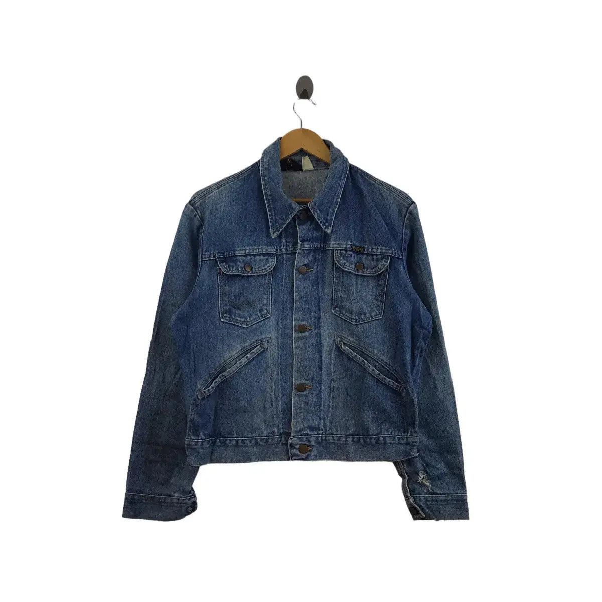 Vintage WRANGLER SANFORIZED BLUE BELL Denim Jeans Jacket