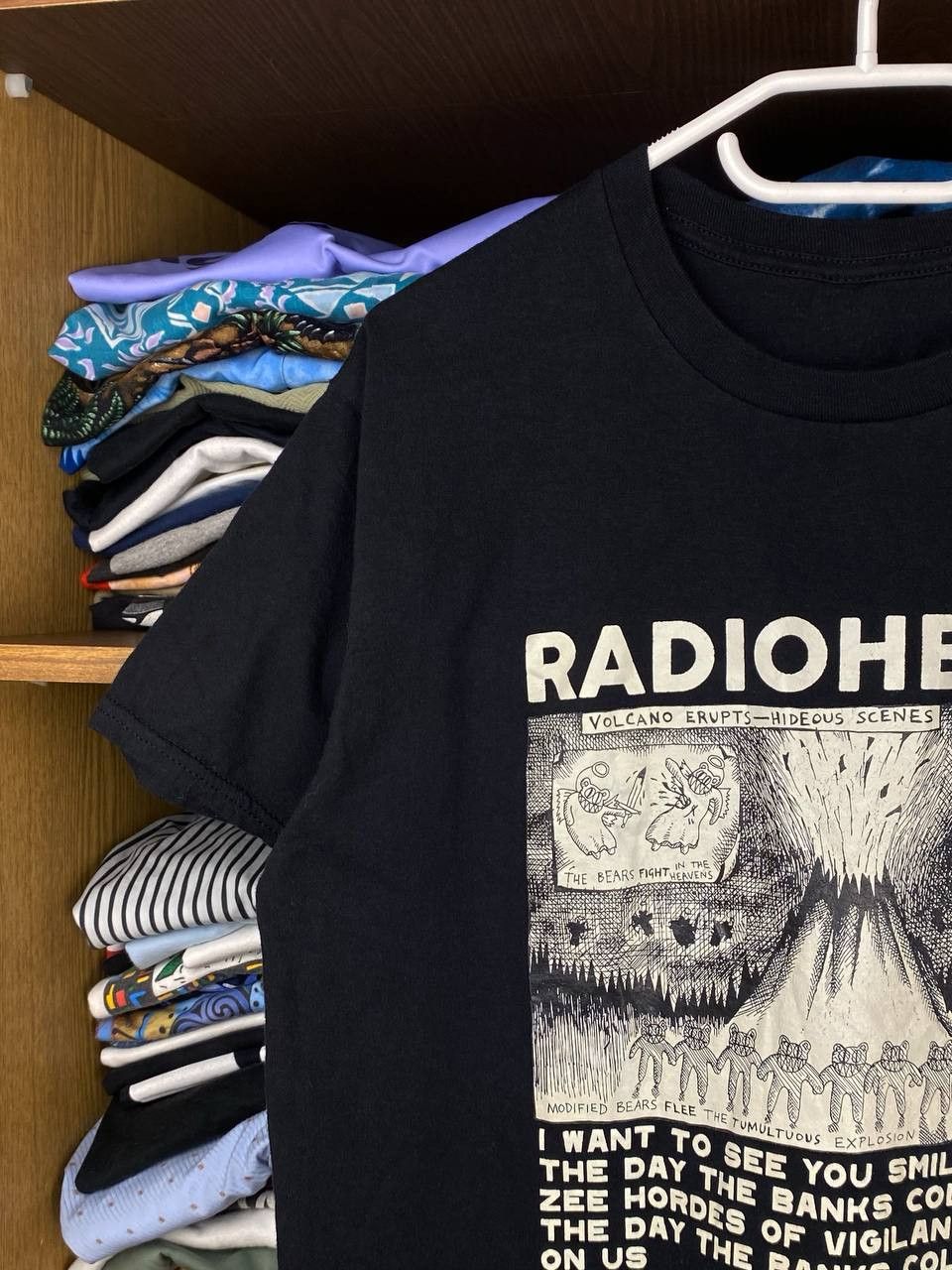 Band Tees × Vintage Vintage Radiohead y2k Sounds of Orgy Waste Tee Size US M / EU 48-50 / 2 - 2 Thumbnail