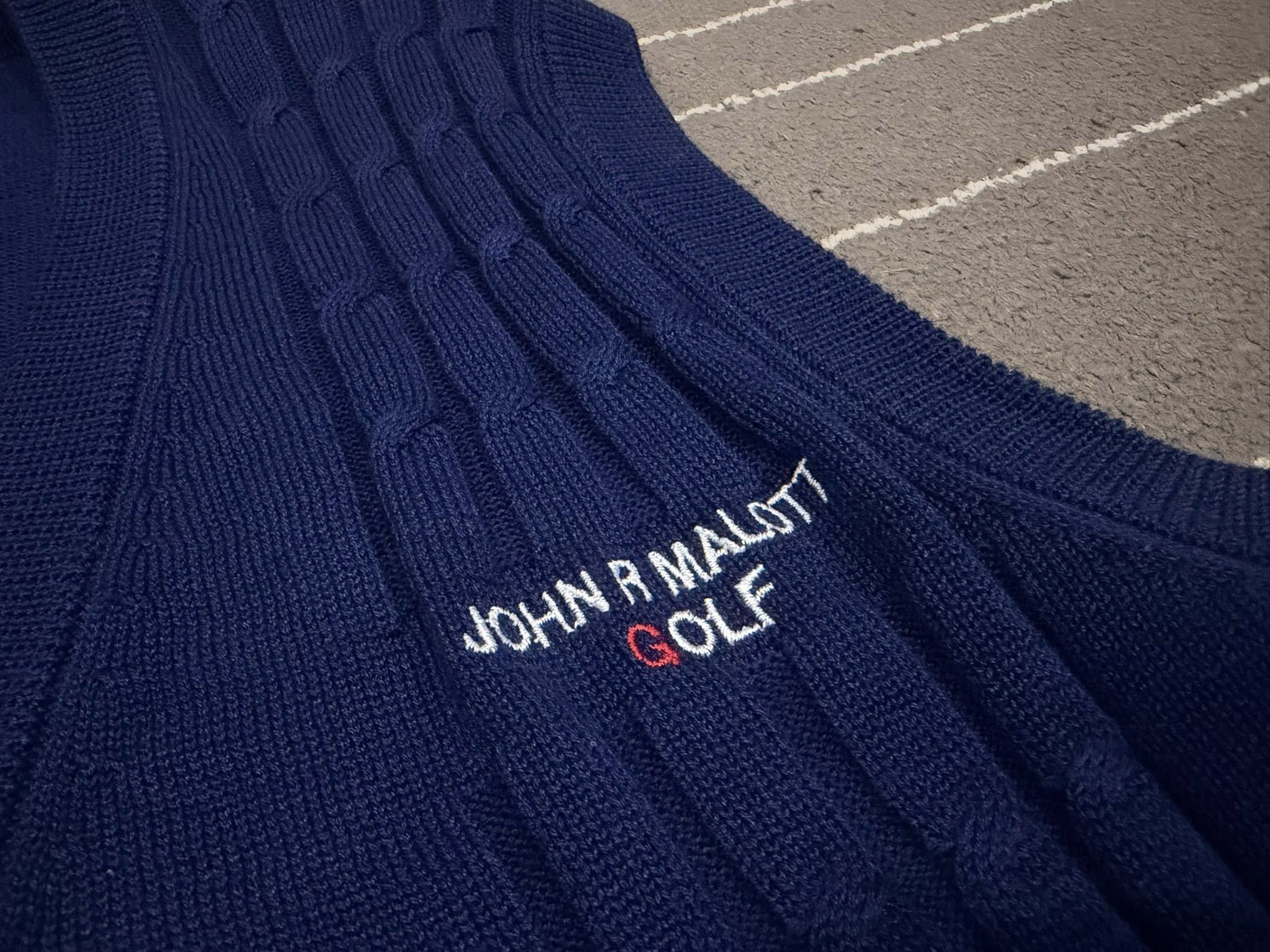Japanese Brand vintage JOHN R MALOTT GOLF vest M 4130 Size 38R - 5 Thumbnail