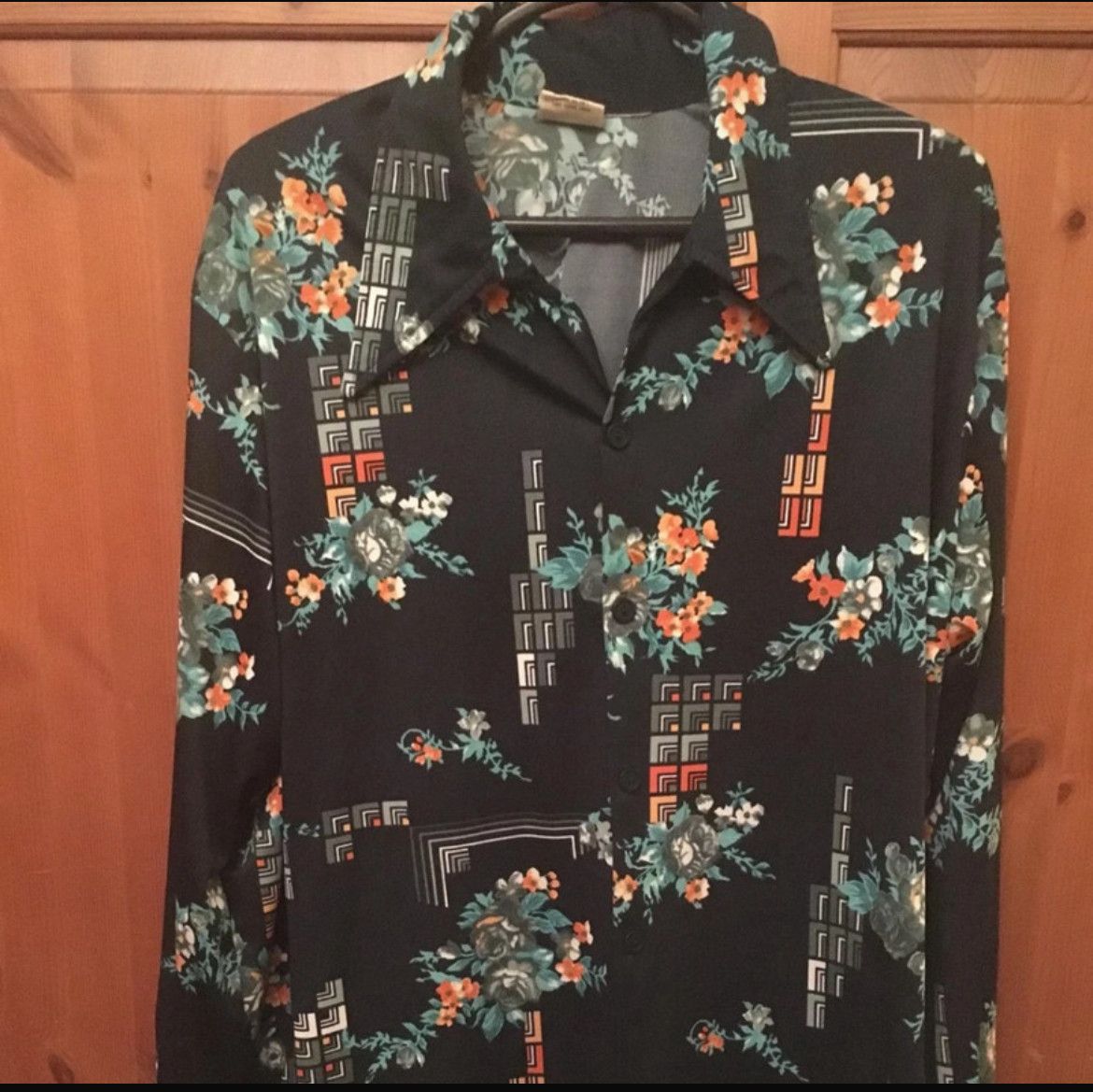 Other Paul Howard floral navy multicolour block vintage rare Size US L / EU 52-54 / 3 - 1 Thumbnail
