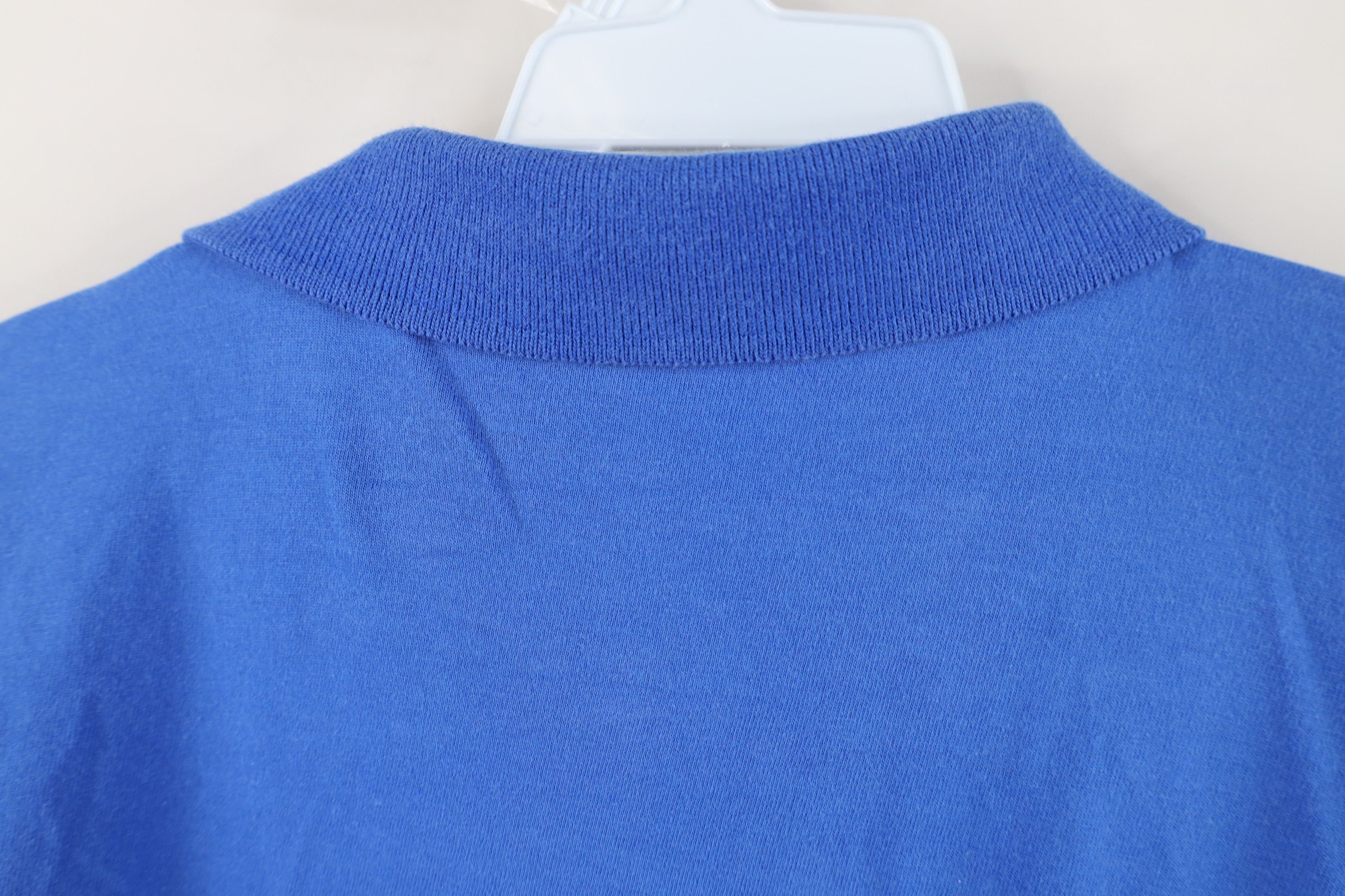 Nike Vintage 90s Nike Scott Mini Swoosh Golf Polo Shirt Blue Size US L / EU 52-54 / 3 - 11 Thumbnail