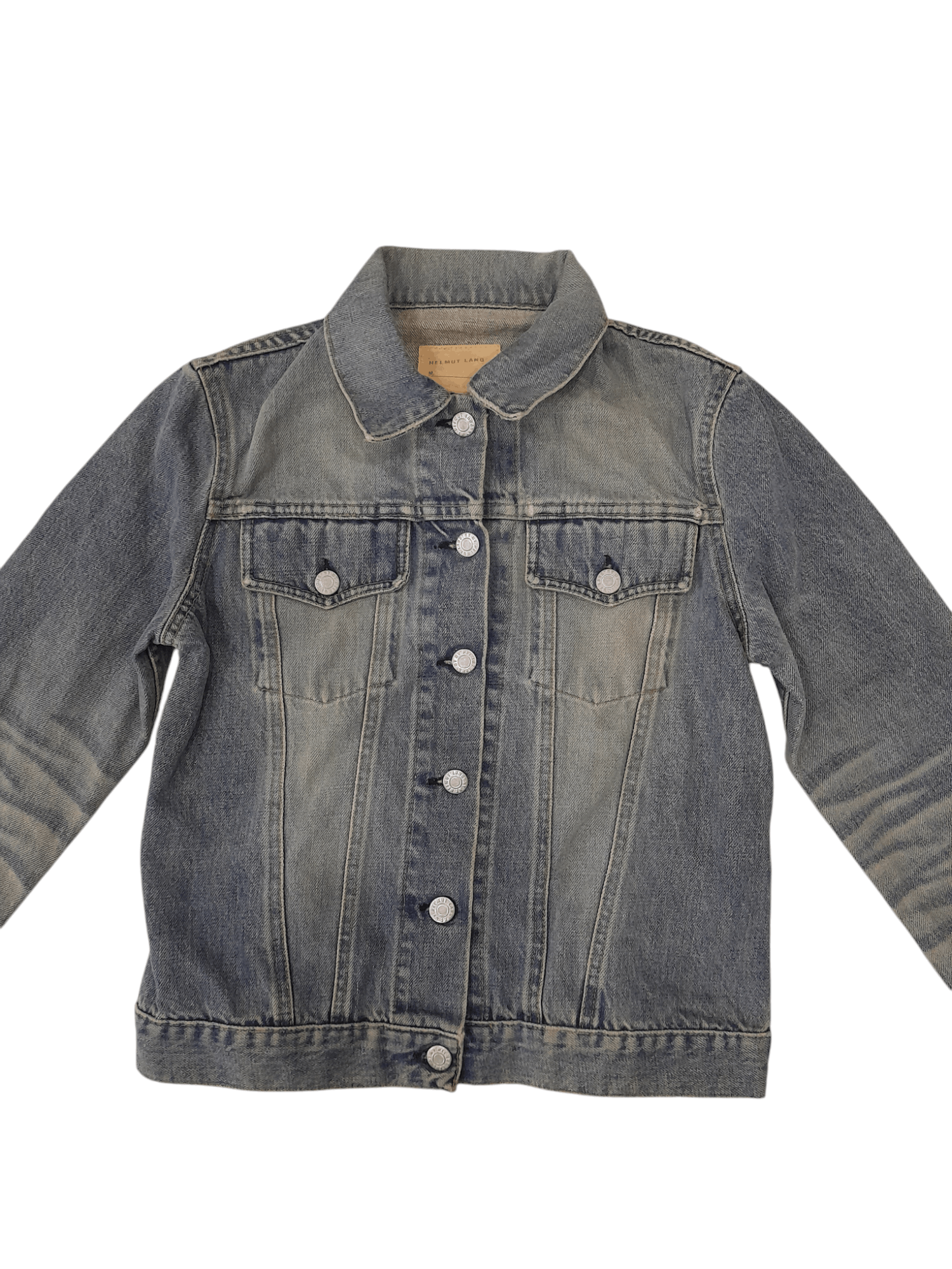 Helmut Lang × Vintage 1999 Helmut Lang Stoned Denim Jacket (F419) Size S / US 4 / IT 40 - 2 Thumbnail