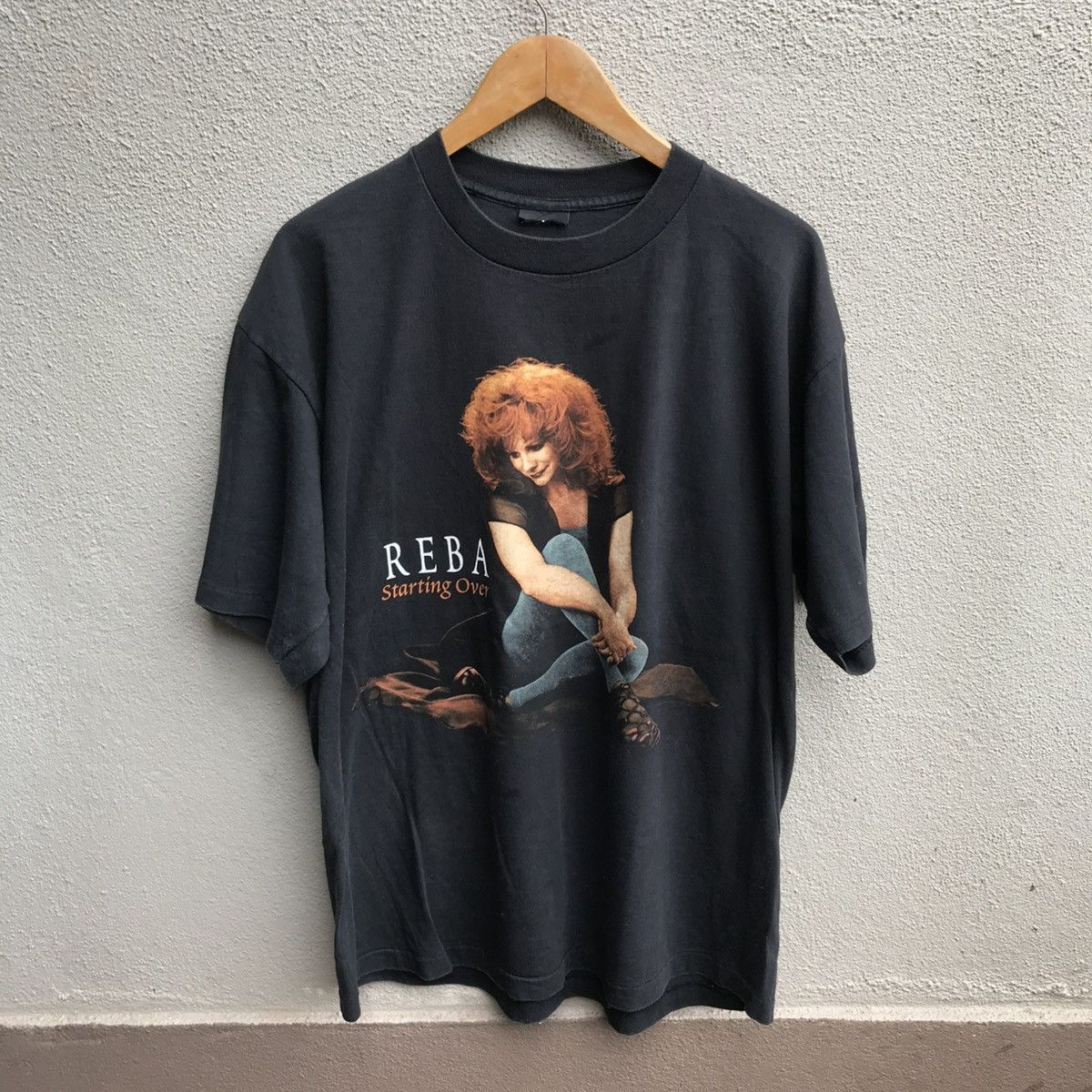Band Tees Vintage 90s REBA solo singer tee Size US XL / EU 56 / 4 - 1 Thumbnail