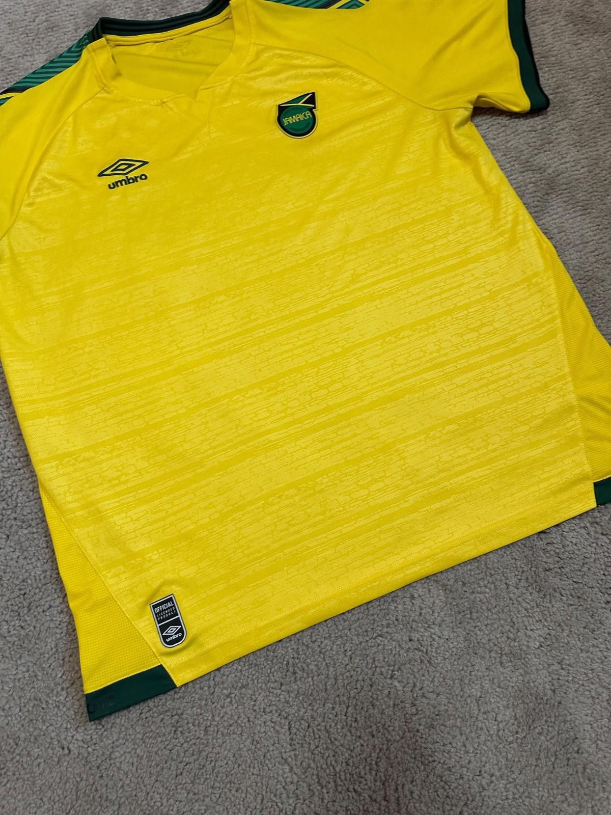 Umbro UMBRO Jamaica 2021/22 Home Football Shirt Soccer Jersey XXL Size US XXL / EU 58 / 5 - 2 Thumbnail