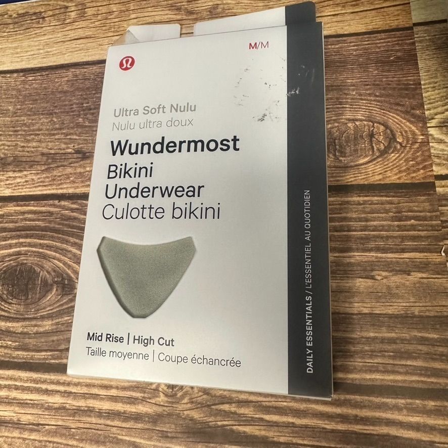 Lululemon Lululemon Wundermost Nulu Mid Rise Bikini Underwear NWT M Size ONE SIZE - 2 Thumbnail