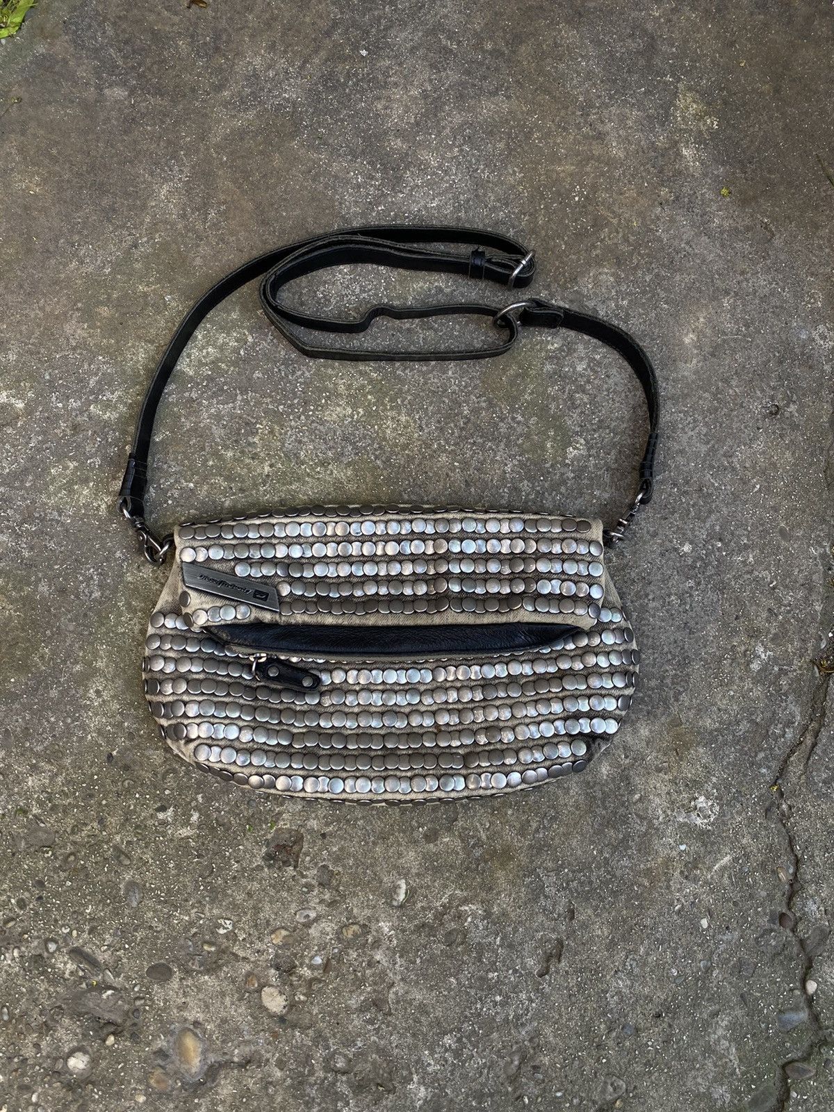image of Avant Garde x Diesel Avantgarde Diesel Ash Metall Crossbody Bag, Women's