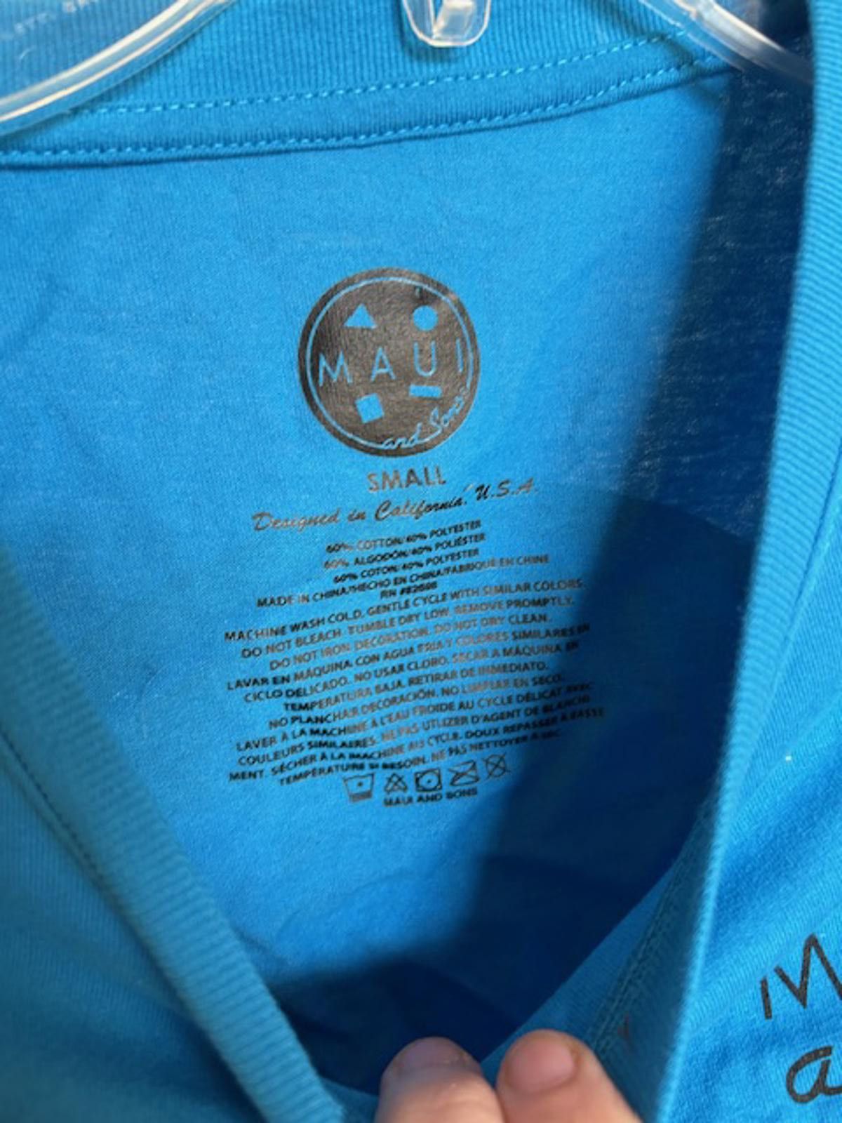 Maui and Sons Maui and Sons Blue Graphic T-Shirt Small Size US S / EU 44-46 / 1 - 3 Thumbnail