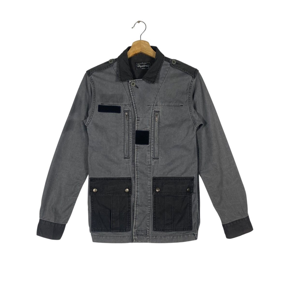 Hysteric Glamour Hysteric glamour skull military zip jacket | Grailed