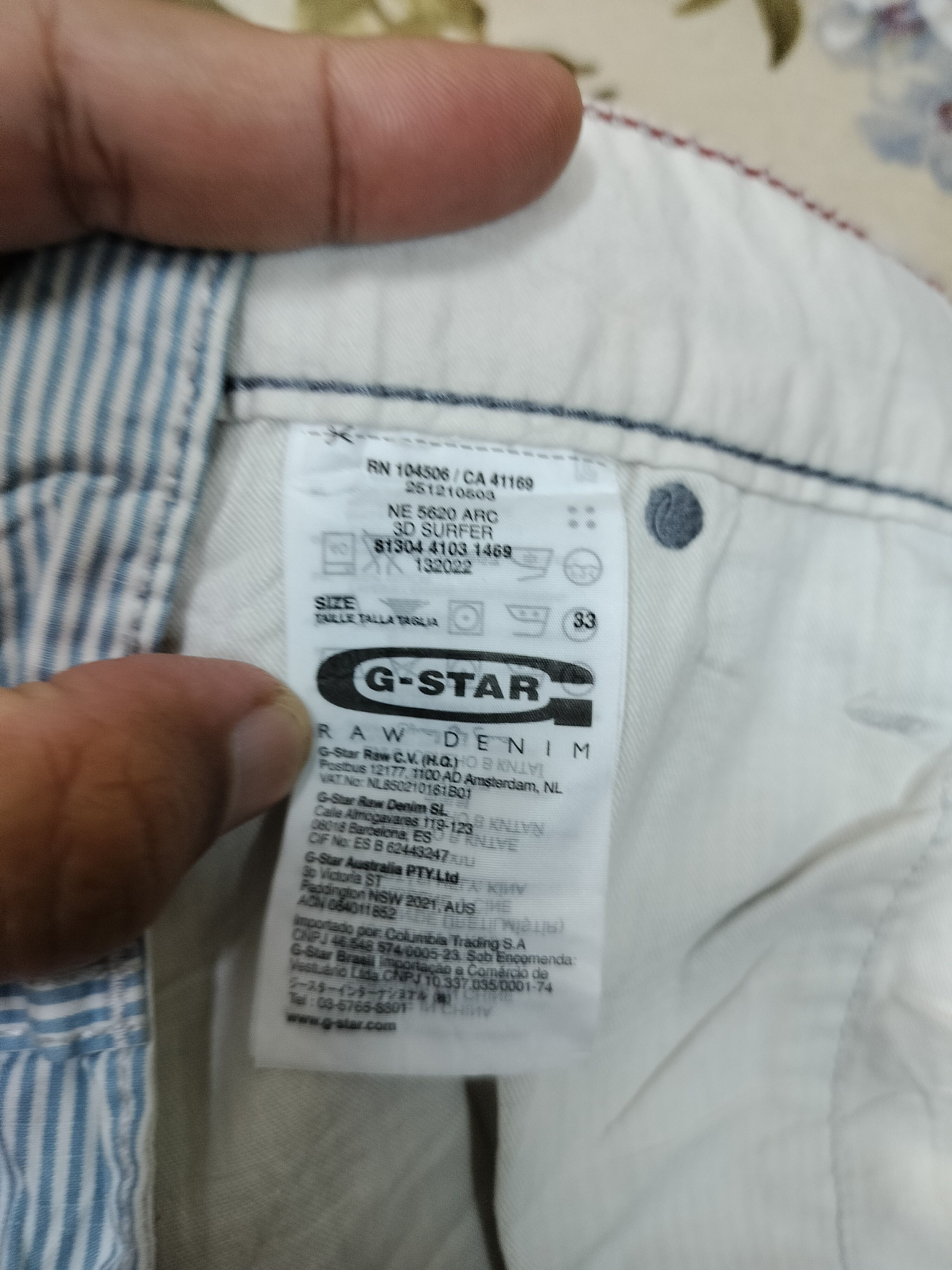 G-Star G-Star Raw Denim 3 quarter pants Size US 35 - 8 Thumbnail