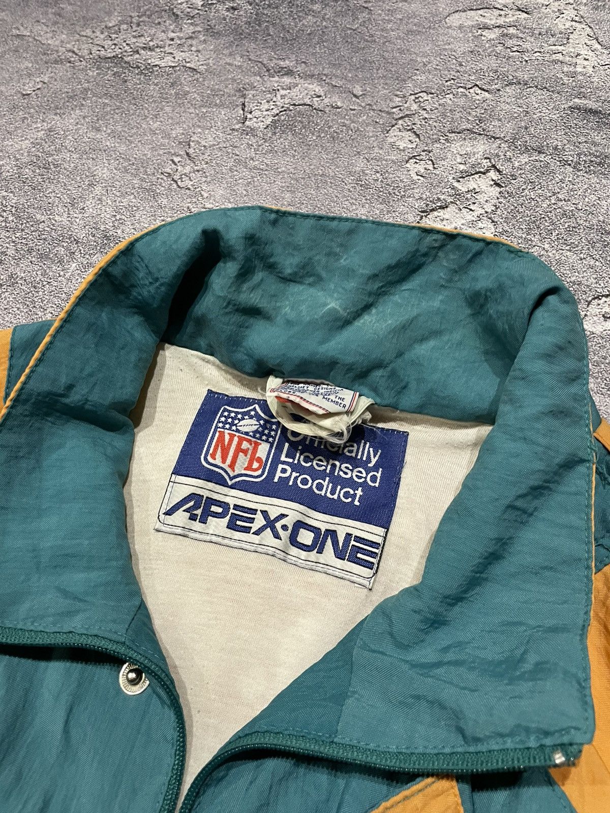 Apex One × NFL × Vintage Vintage 90s NFL Miami Dolphins Apex One Retro Jacket Rare Size US XL / EU 56 / 4 - 8 Thumbnail