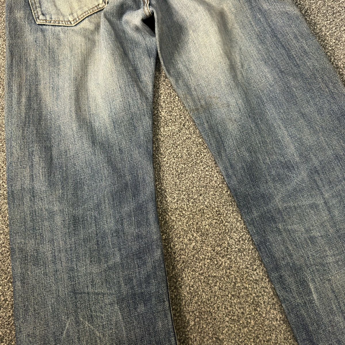 Undercover × Uniqlo 🔥🇯🇵 Japanese Vintage 90s Uniqlo S002 Regular Dirty Wash Denim Size US 33 - 7 Thumbnail
