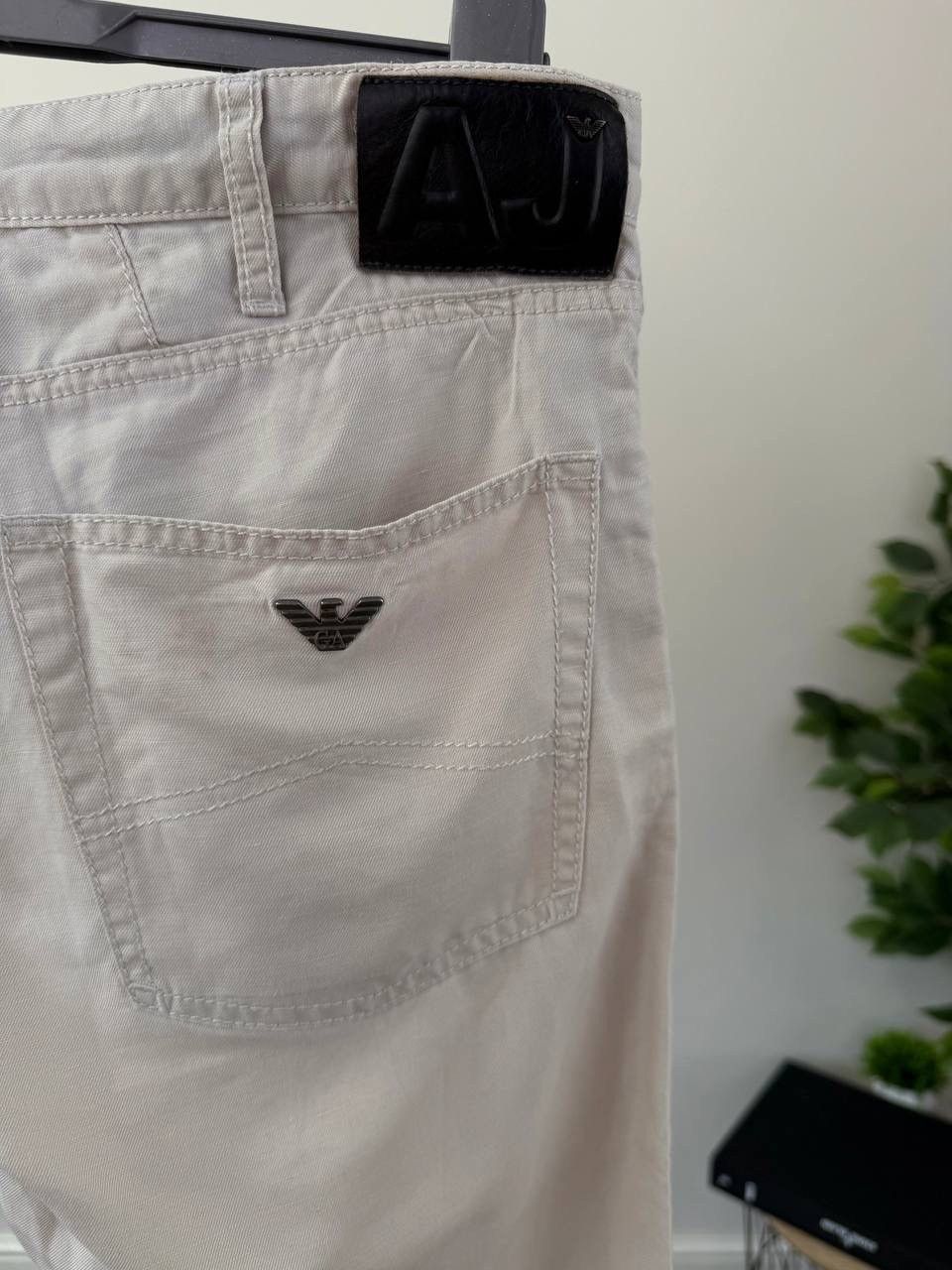 Armani Vintage Armani Jeans Linen inside pants Size US 31 - 9 Thumbnail
