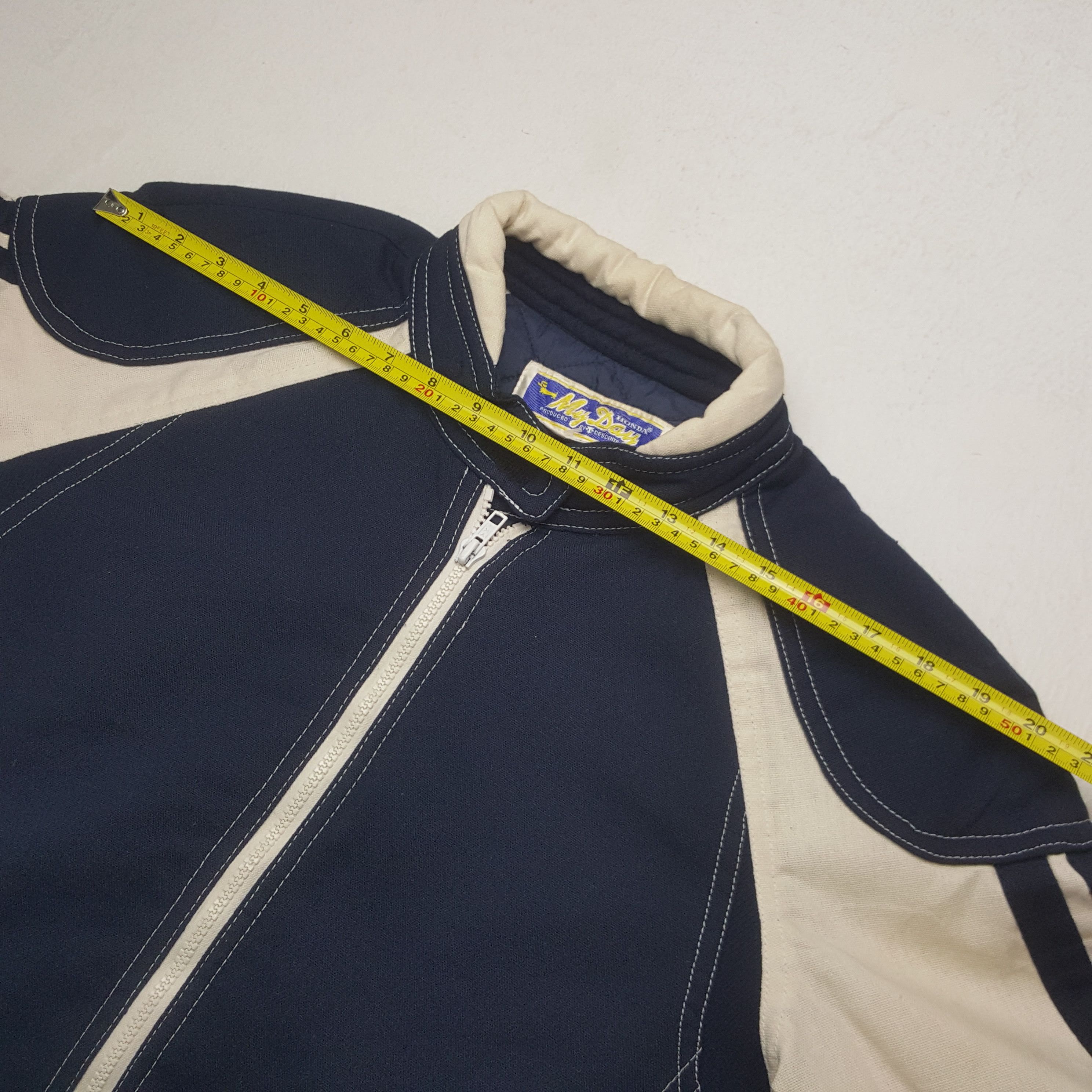 Japanese Brand Vintage Honda X Dencente Japanes Racing Bikers Jacket 33 Size US M / EU 48-50 / 2 - 5 Thumbnail