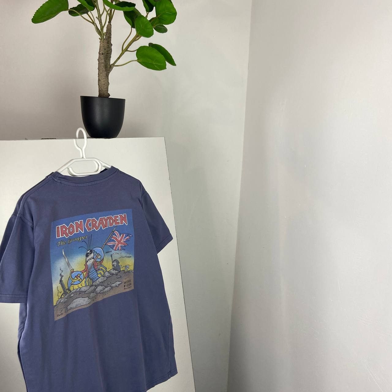 Band Tees Iron Crayden Vintage Rock Overprint Humor T-Shirt Size US XL / EU 56 / 4 - 1 Thumbnail
