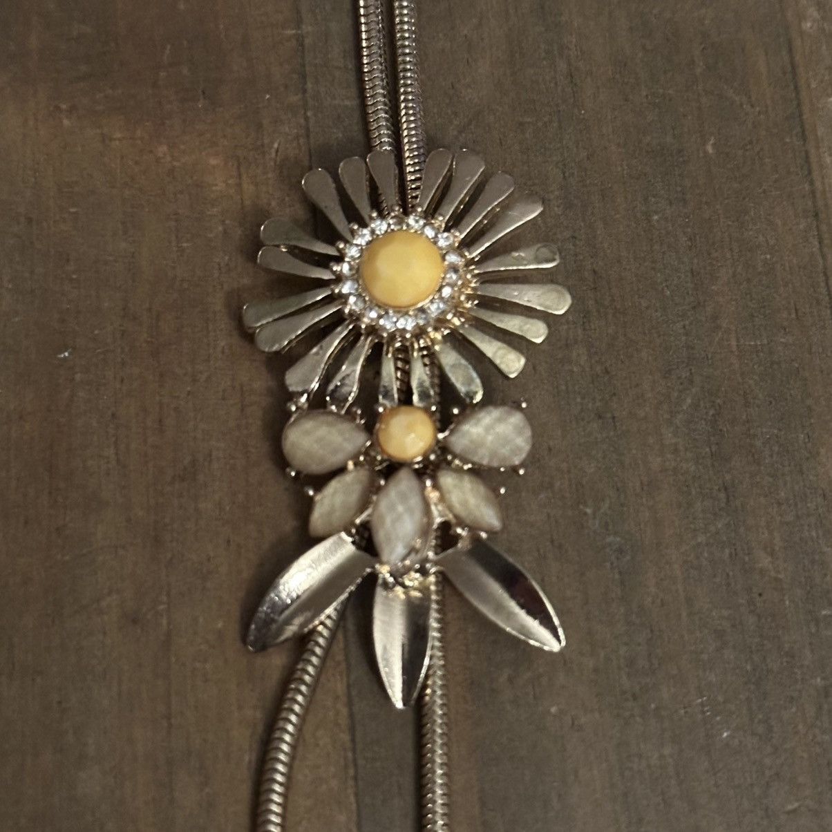 Other NY Collection gold tone flower lariat necklace Size ONE SIZE - 3 Thumbnail