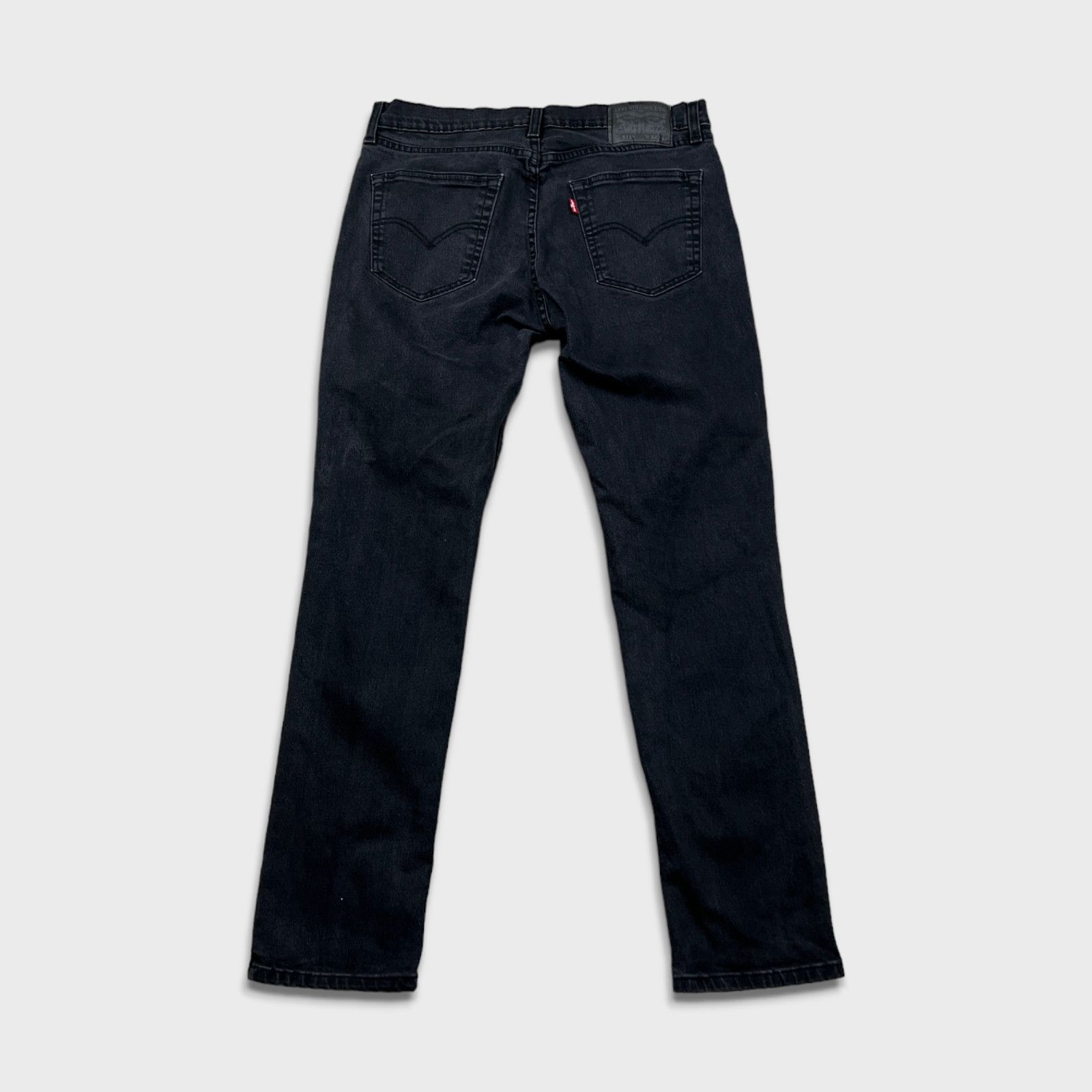 Levi's × Vintage Levi's 511 Jeans Mens 34x32 Black Slim Fit Dark Faded Denim Size US 34 / EU 50 - 5 Thumbnail
