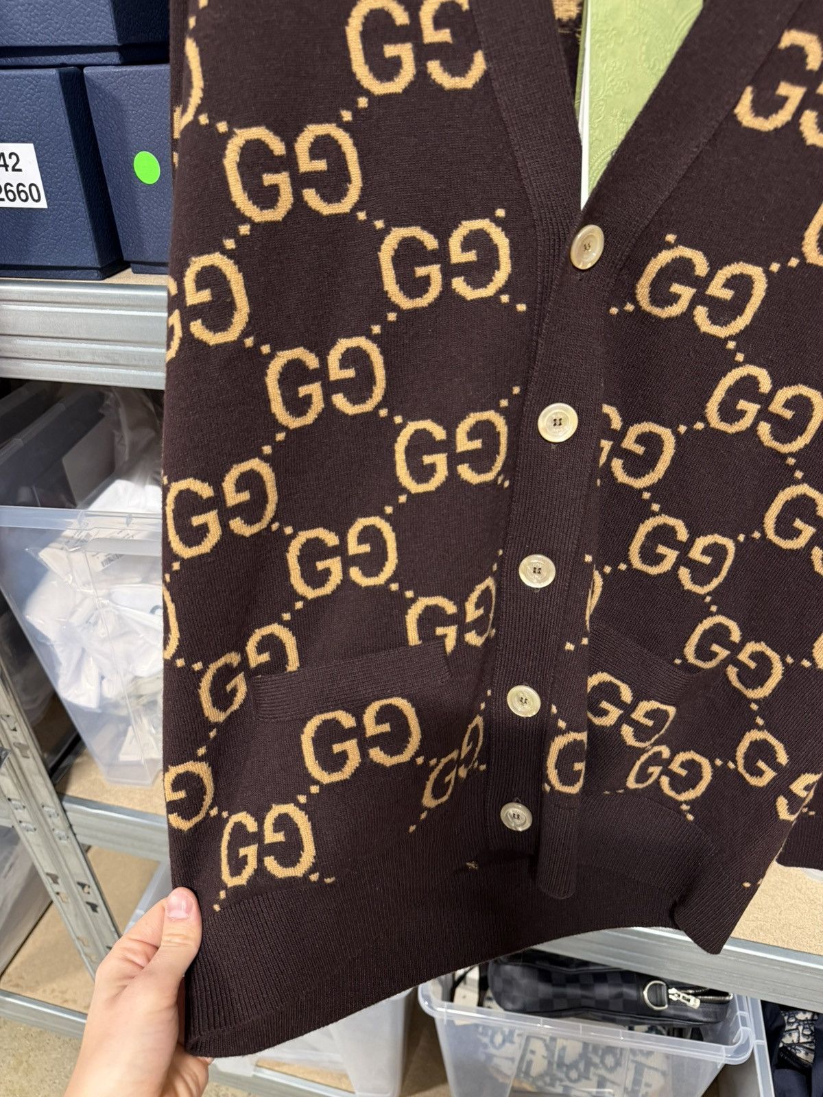 Moncler Gucci GG Jacquard Monogram Cardigan NEW 2200$ Size US M / EU 48-50 / 2 - 2 Thumbnail