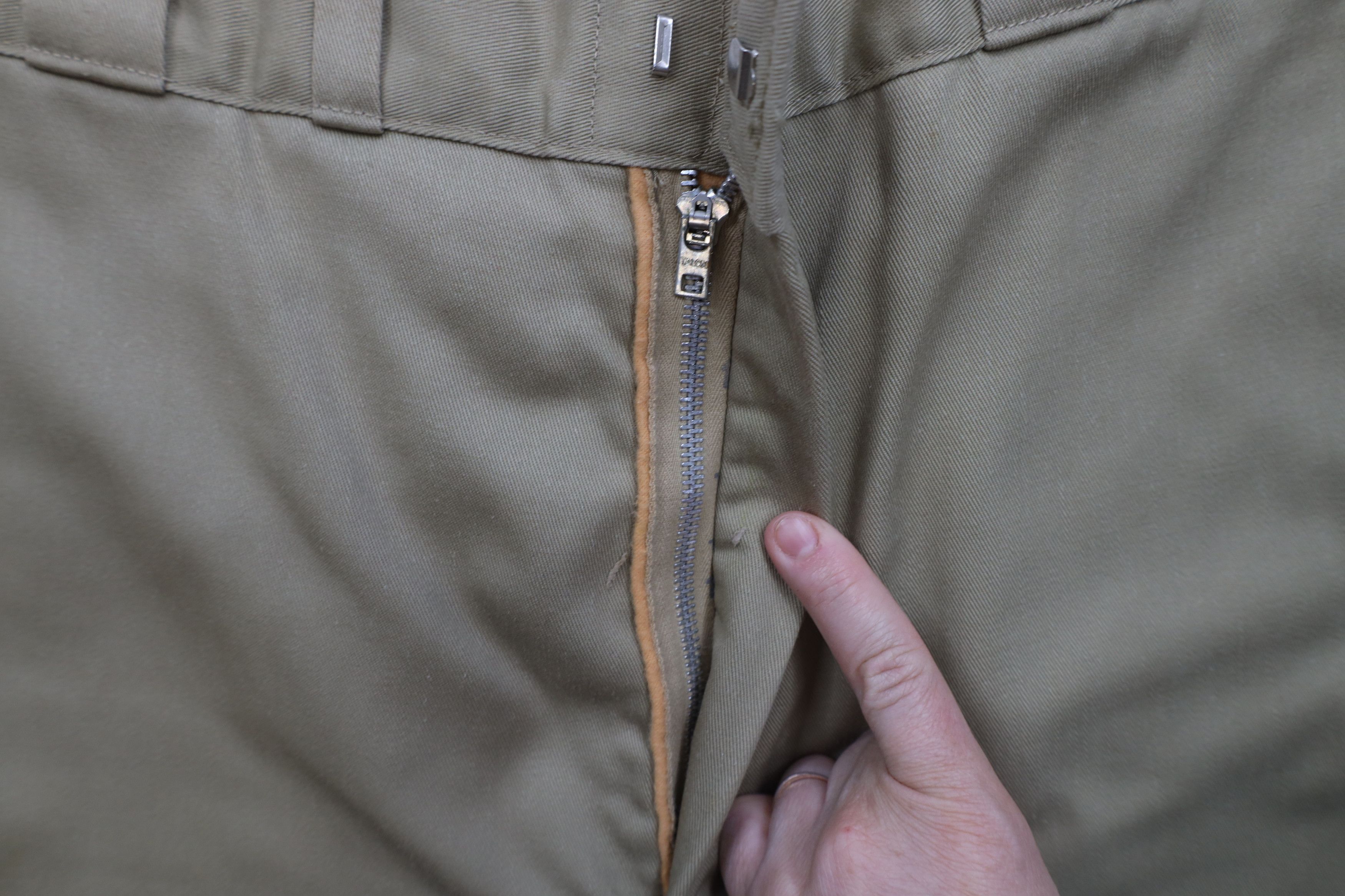 L.L. Bean × Vintage Vintage 70s LL Bean Lined Wide Leg Work Pants Beige USA Size US 36 / EU 52 - 7 Thumbnail