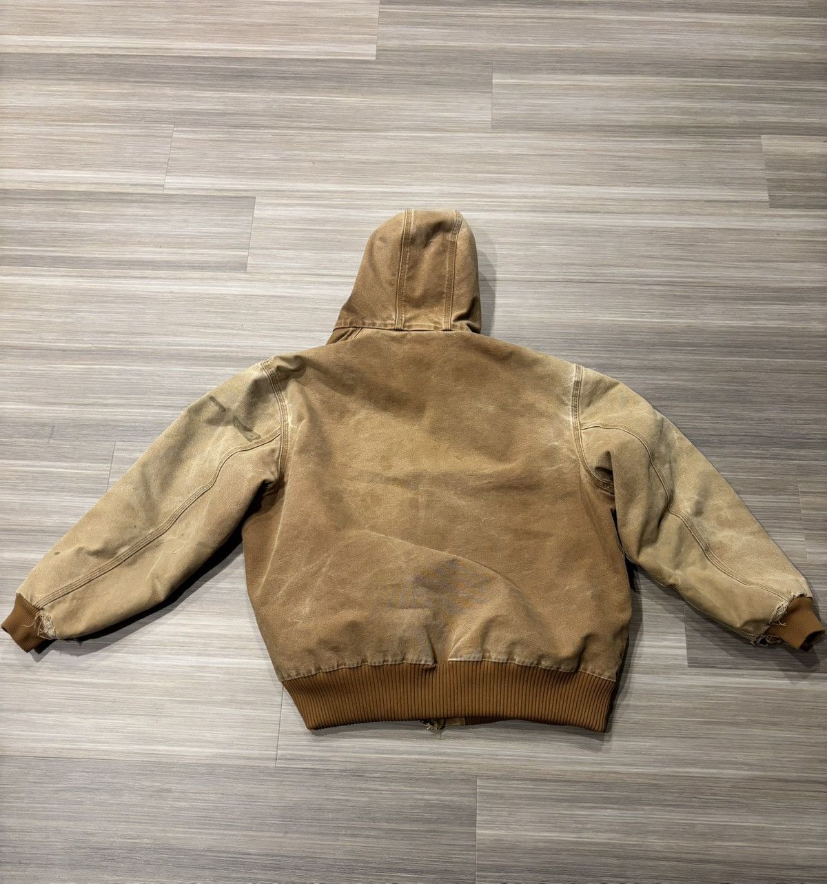 Carhartt Vintage Carhartt Brown- Distressed Workwear Style Size US XL / EU 56 / 4 - 2 Thumbnail