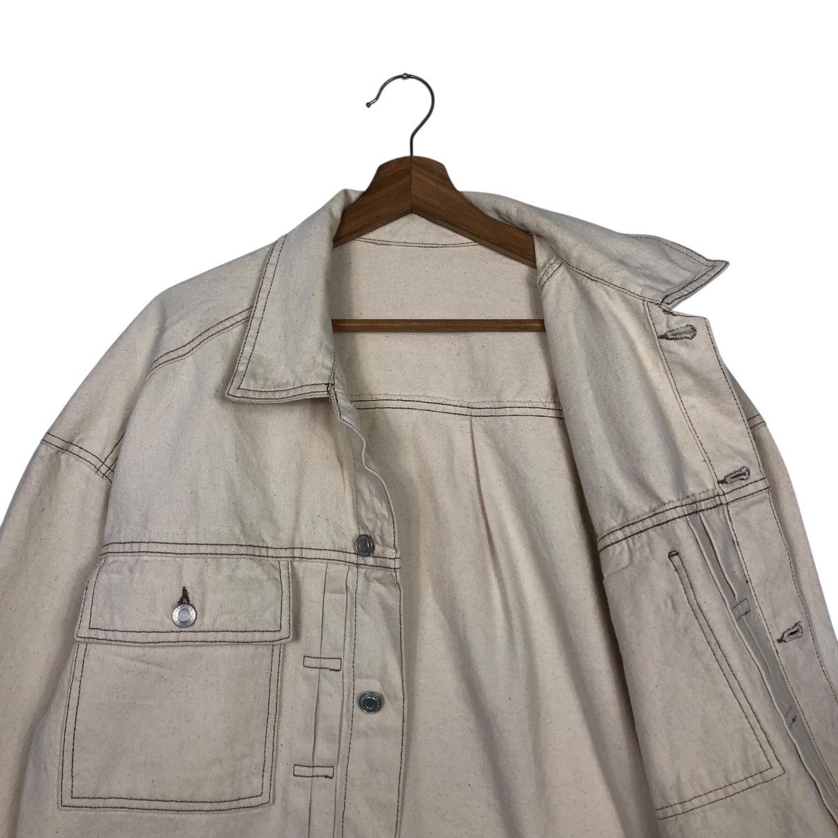 Vintage 📌Vintage Cropped Biker Jacket Double Pocket Issey Miyake Size US M / EU 48-50 / 2 - 13 Thumbnail