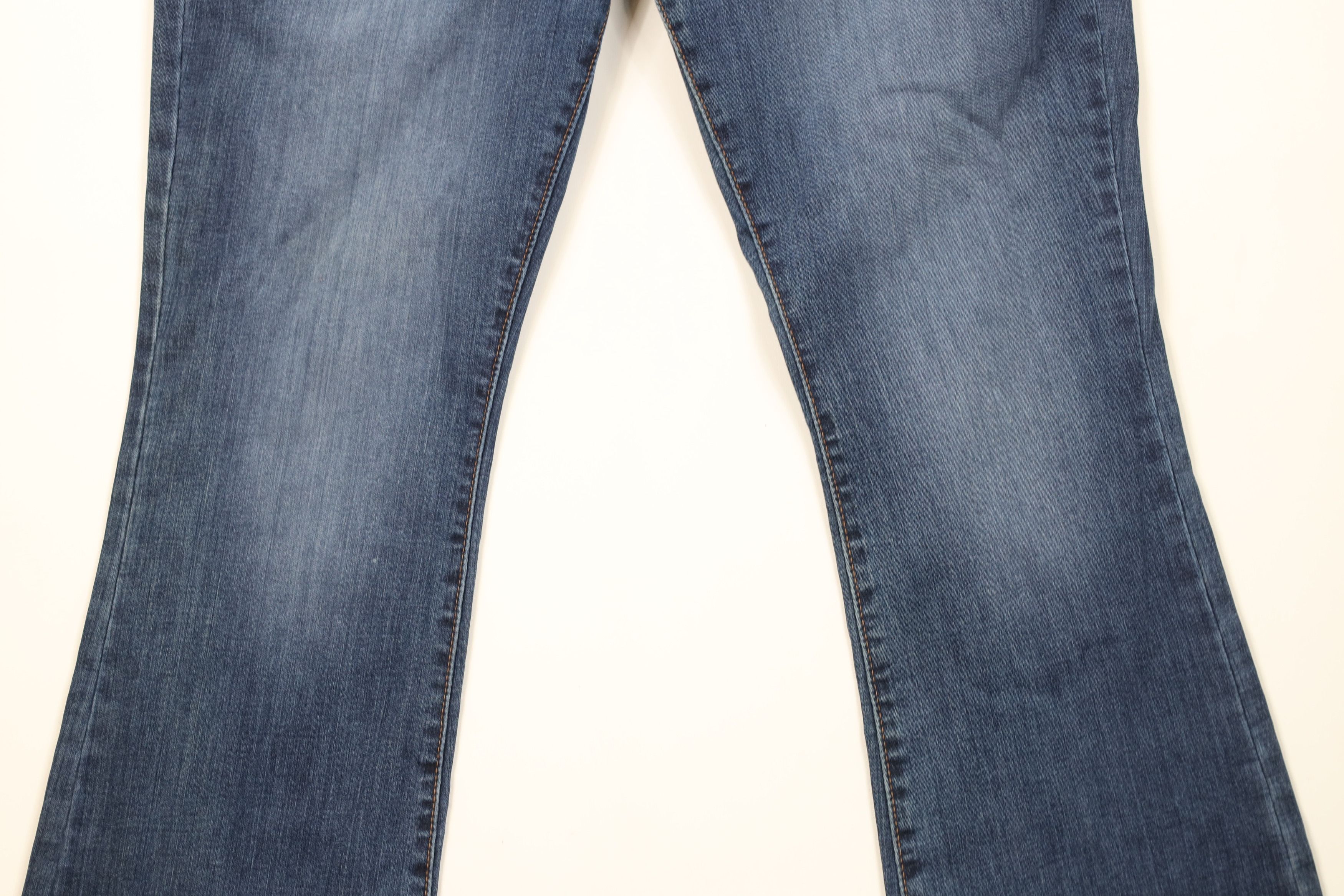 Levi's Vintage Y2K Levis Stretch Mid Rise Bootcut Denim Jeans Blue Size 38" / US 16 / IT 52 - 3 Thumbnail