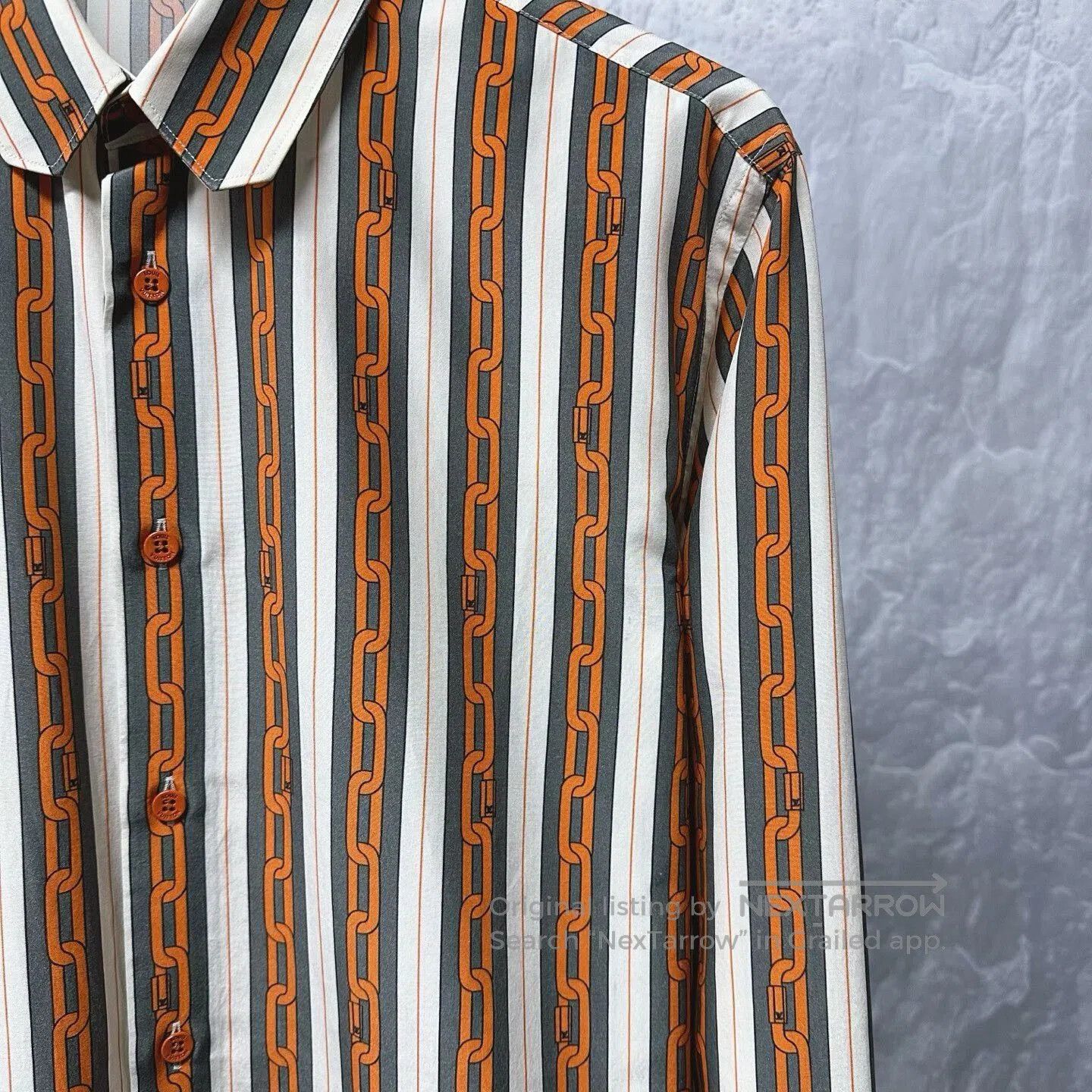 Louis Vuitton louis vuitton striped chain long sleeve shirt. Size US S / EU 44-46 / 1 - 3 Thumbnail