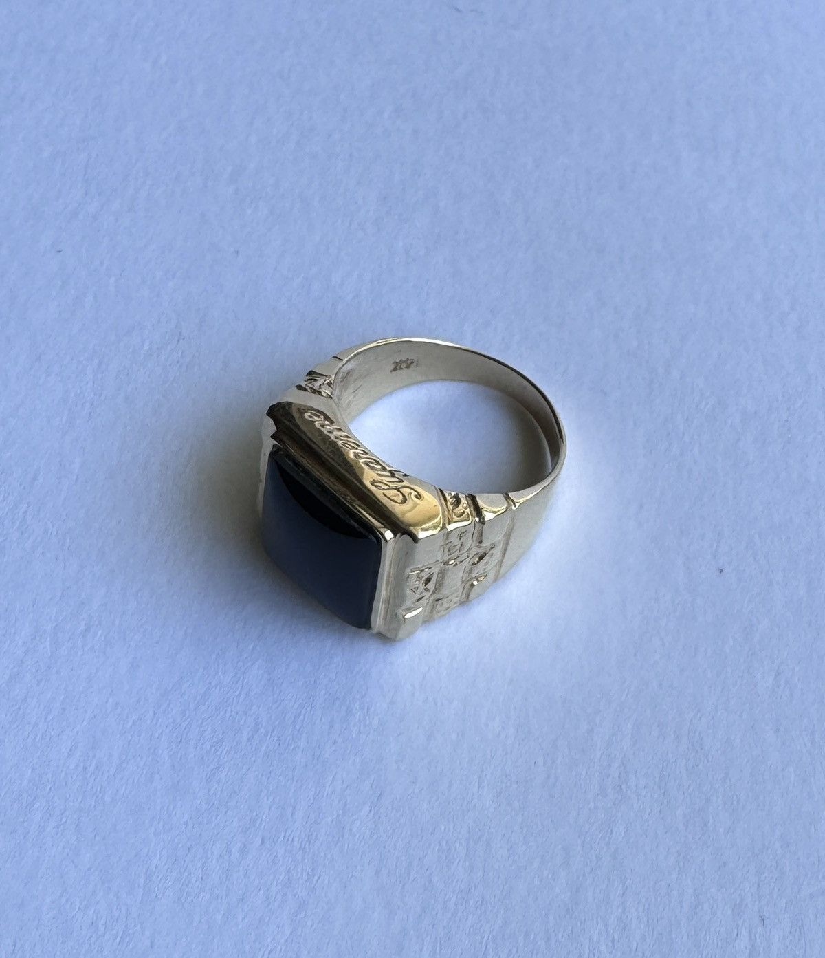 Supreme Supreme Onyx 14k Gold Ring 2014 | Grailed