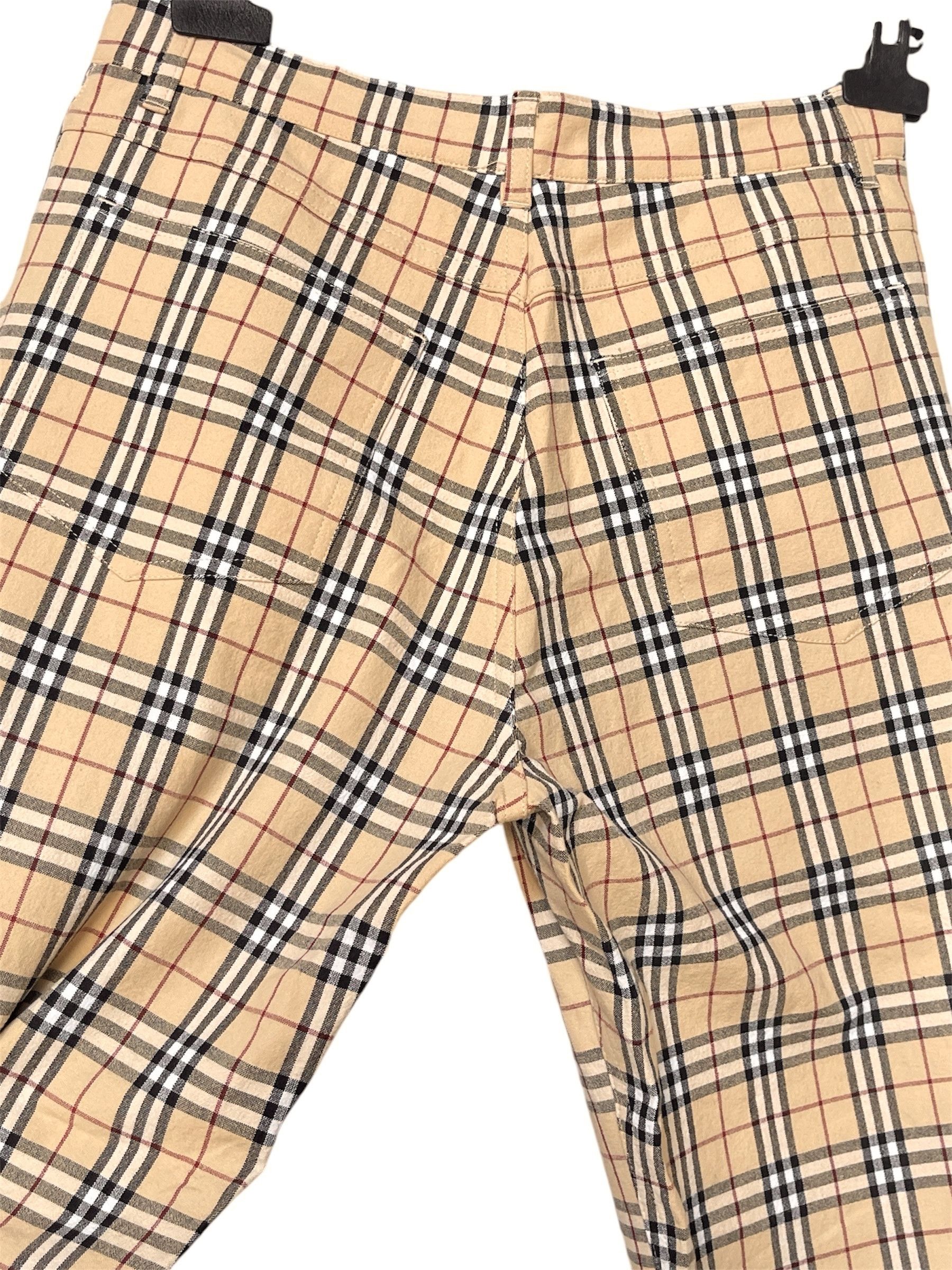 Burberry 🔥 Burberry novacheck pants stretch cotton small size Size US 29 - 3 Thumbnail