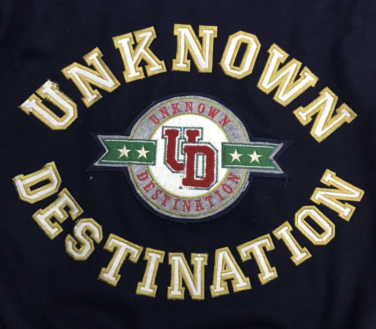 Vintage Vintage Unknown Destination VARSITY Jacket Size US L / EU 52-54 / 3 - 3 Thumbnail
