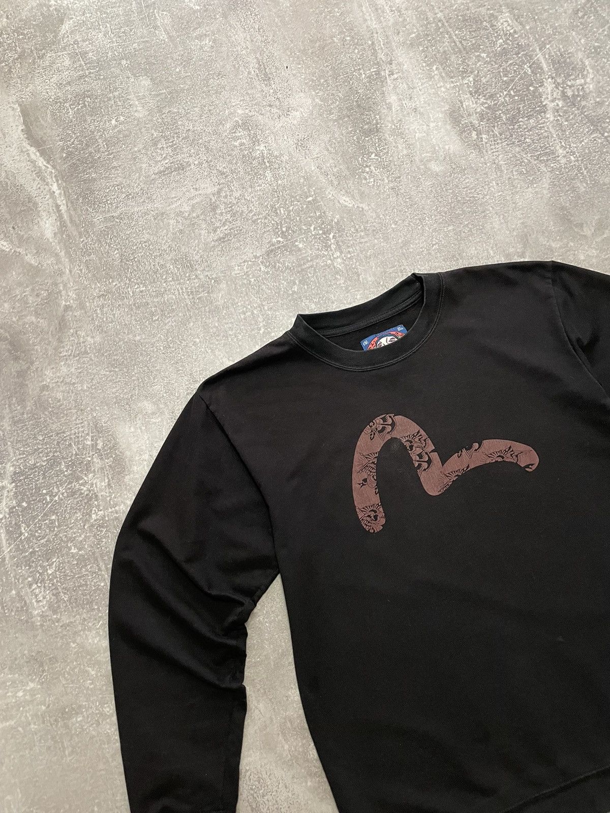 Evisu × Japanese Brand × Vintage Vintage Evisu Sweatshirt Crewnek Rare Size US XL / EU 56 / 4 - 2 Thumbnail