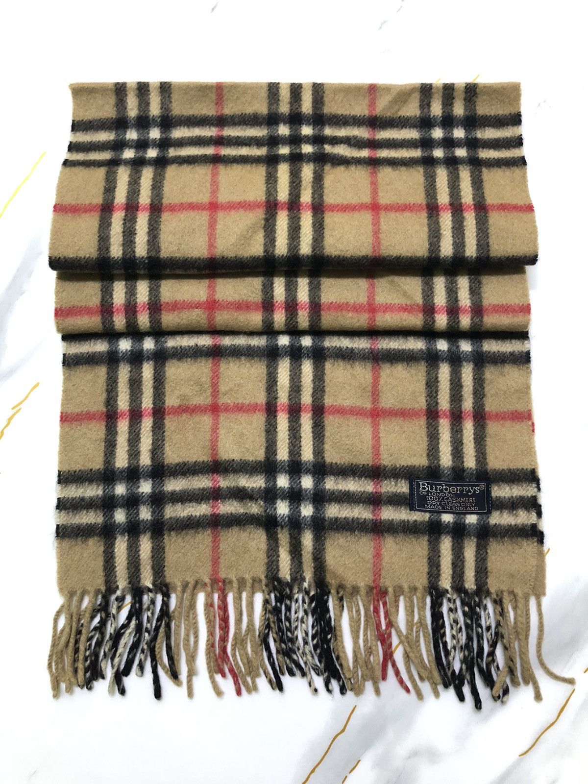 Burberry Vintage Burberry Muffler Scarf Size ONE SIZE - 3 Thumbnail