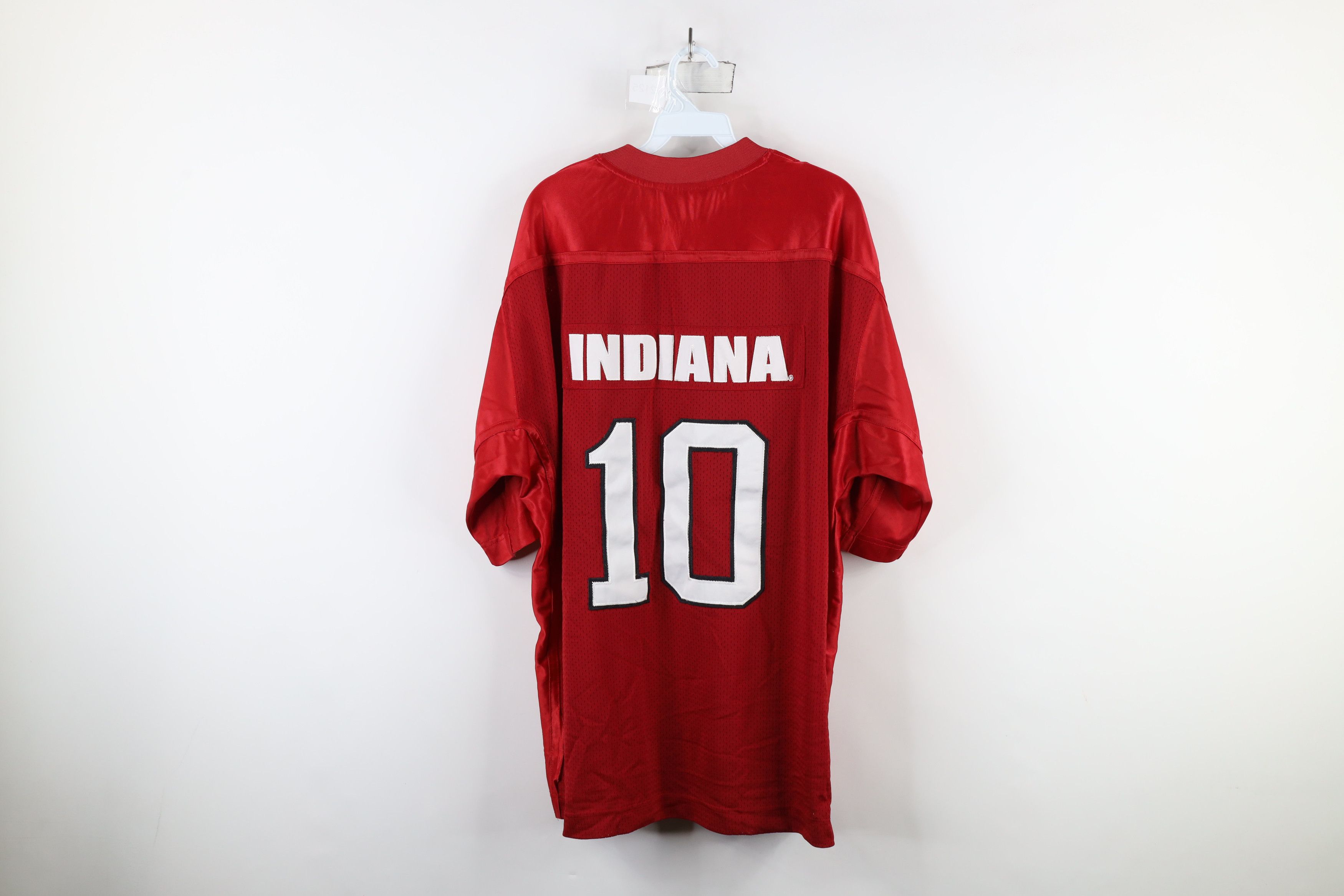 Vintage Vintage Y2K Indiana University Football Jersey Red #10 Size US XL / EU 56 / 4 - 13 Thumbnail