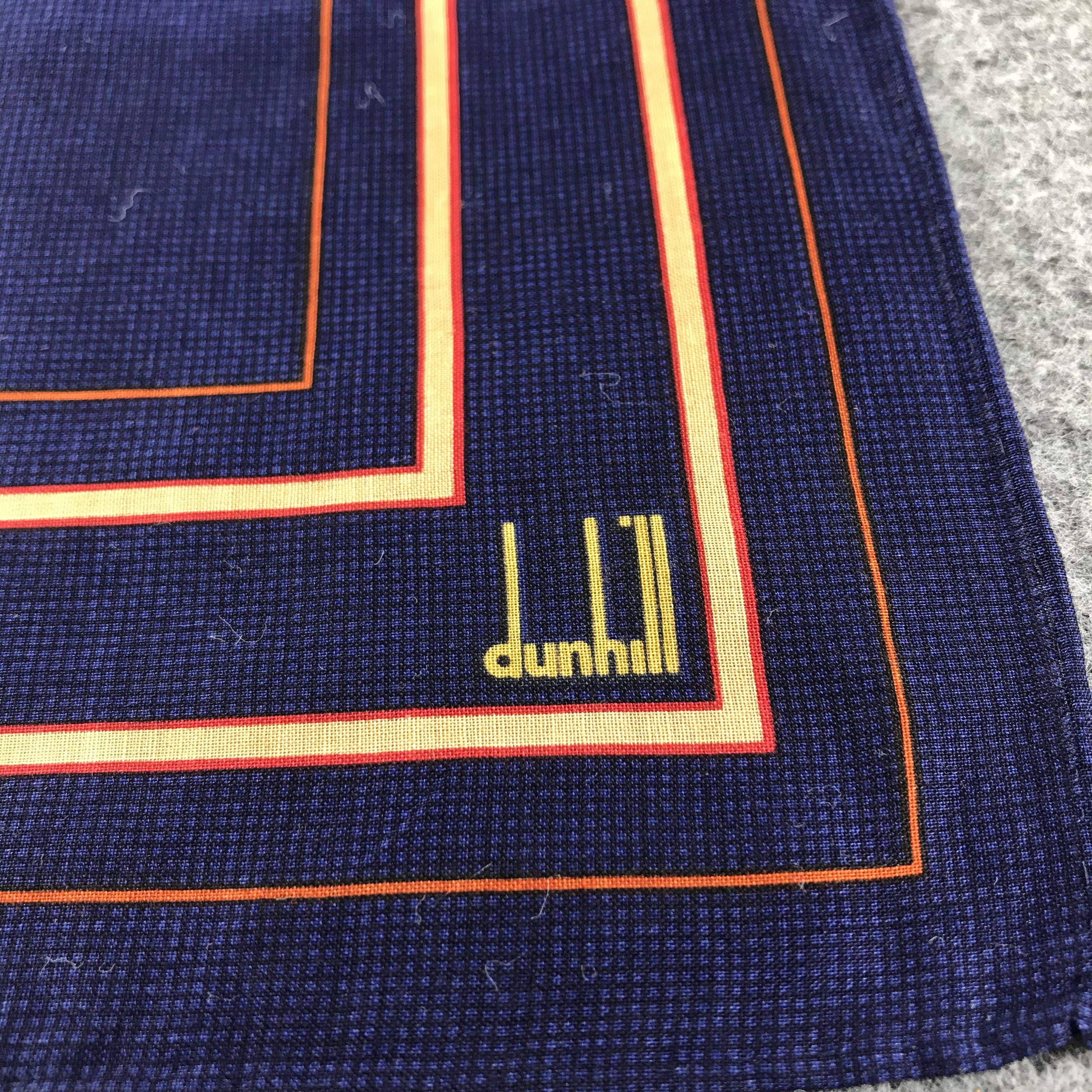 Alfred Dunhill Dunhill Handkerchief Neckerchief Bandana H557 Size ONE SIZE - 4 Thumbnail