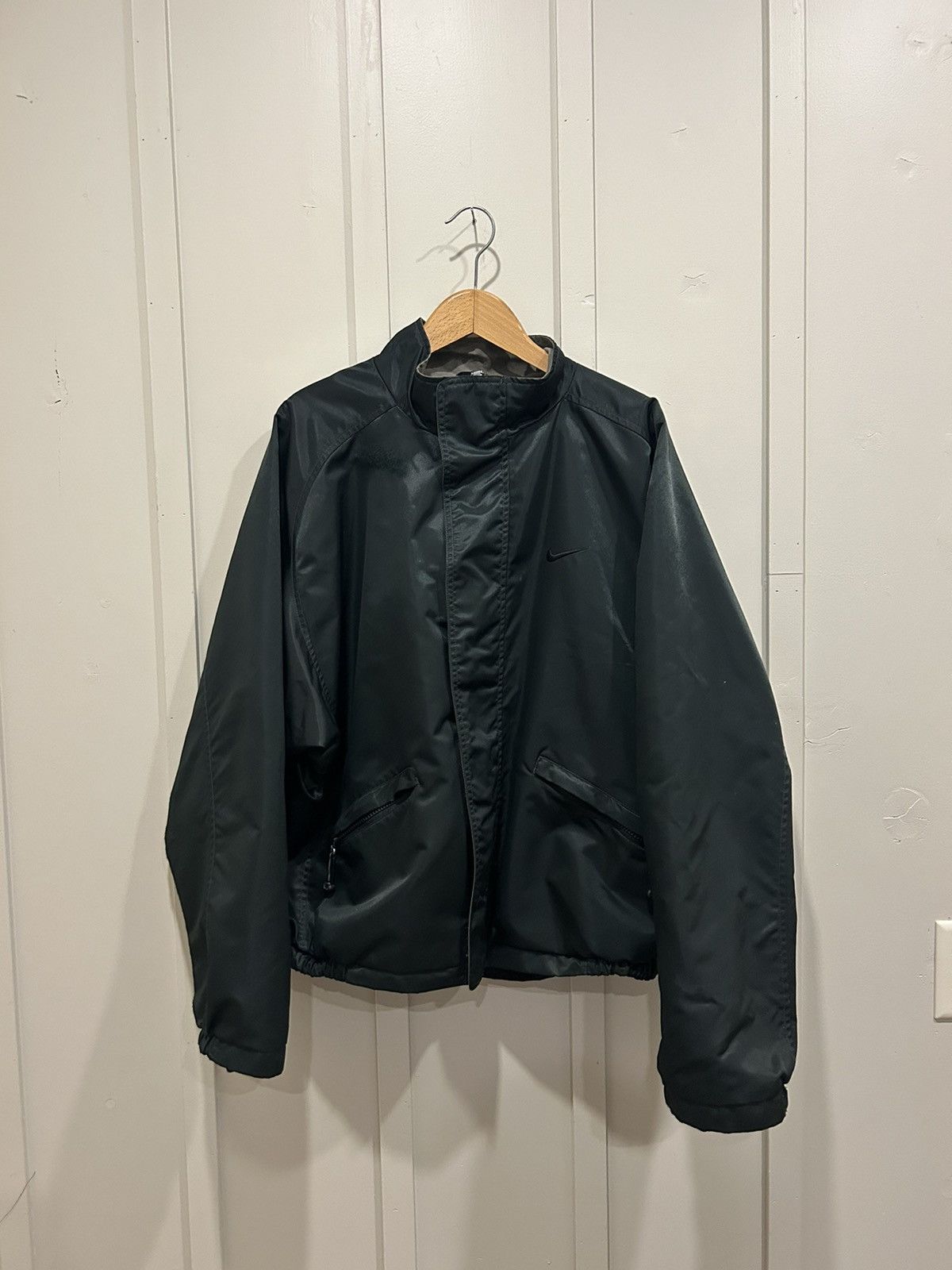 Nike × Vintage Vintage 90s Nike Bomber Jacket Size US L / EU 52-54 / 3 - 1 Thumbnail
