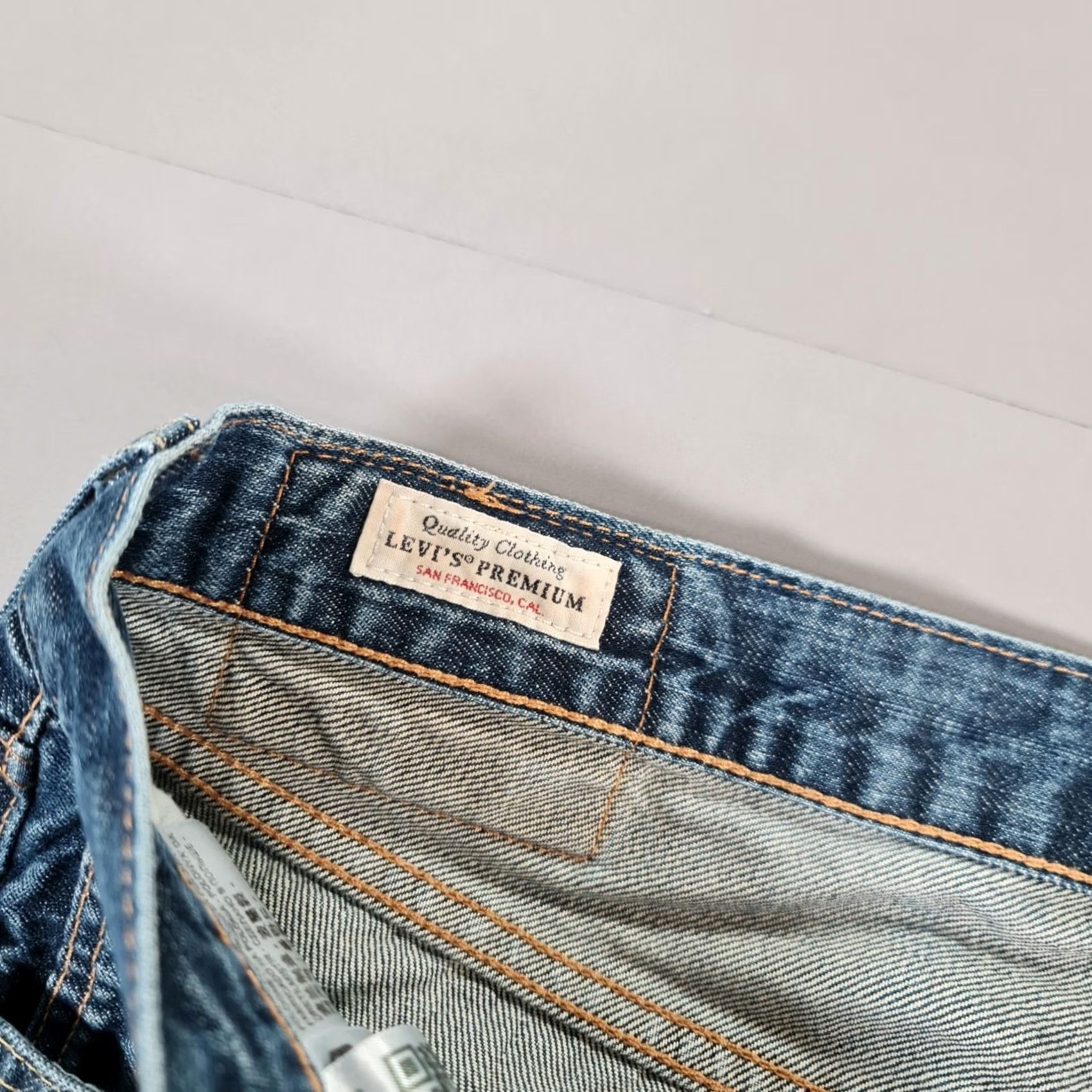 Levi's Levi's 501 Jeans Blue W34 L32 Regular Fit Straight Leg Denim Mens Size US 34 / EU 50 - 4 Thumbnail