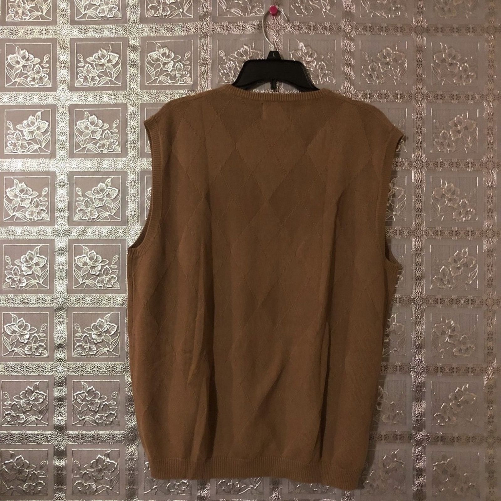 Pendleton Pendleton 100% Cotton Brown Sweater Vest Size US XL / EU 56 / 4 - 6 Thumbnail