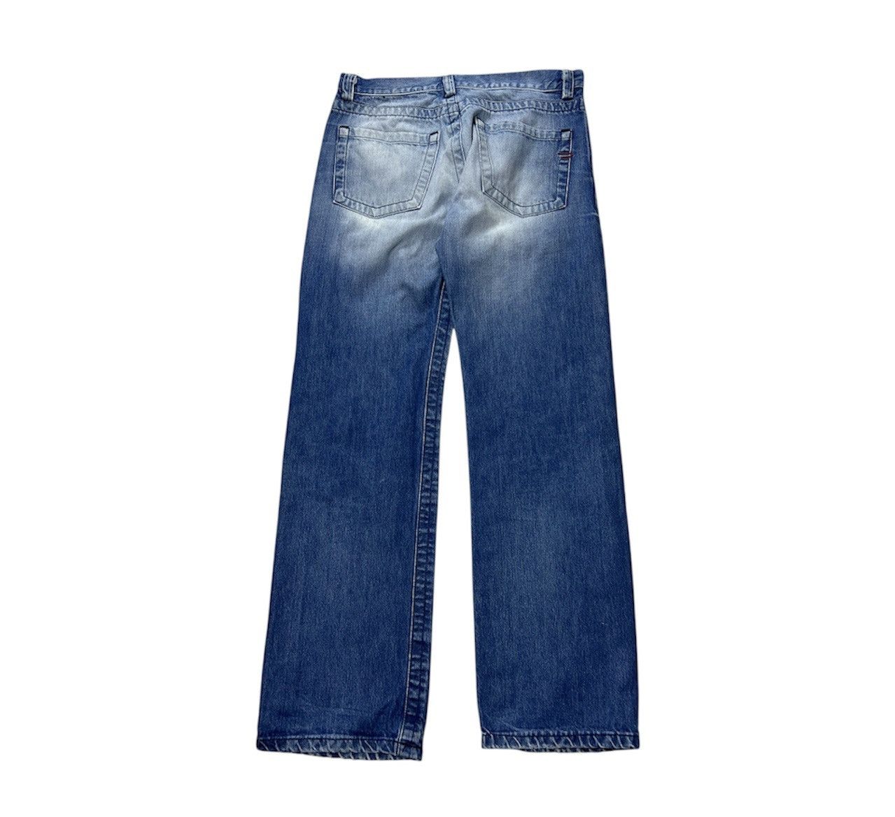 Diesel Vintage Diesel Rivec y2k distressed denim washed jeans pants Size US 33 - 2 Thumbnail