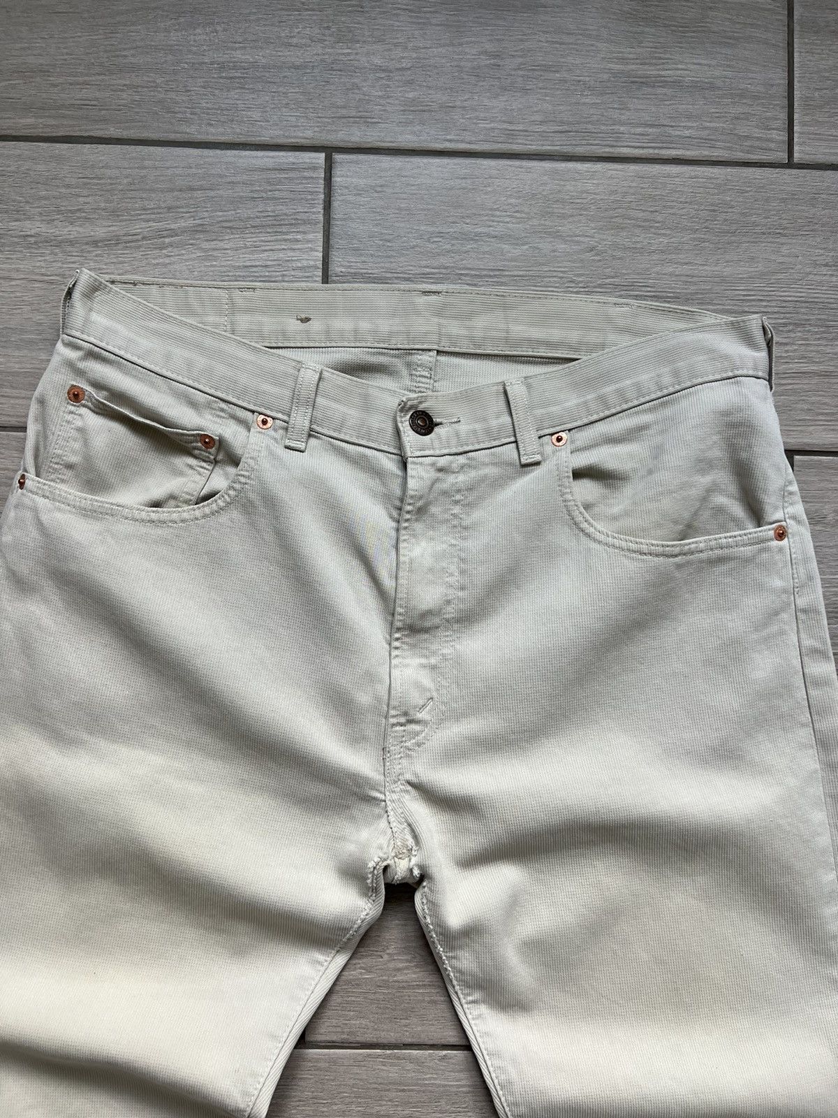 Levi's LEVIS 519 Pants 70s BIG E Work Carpenter Painter Size US 32 / EU 48 - 5 Thumbnail